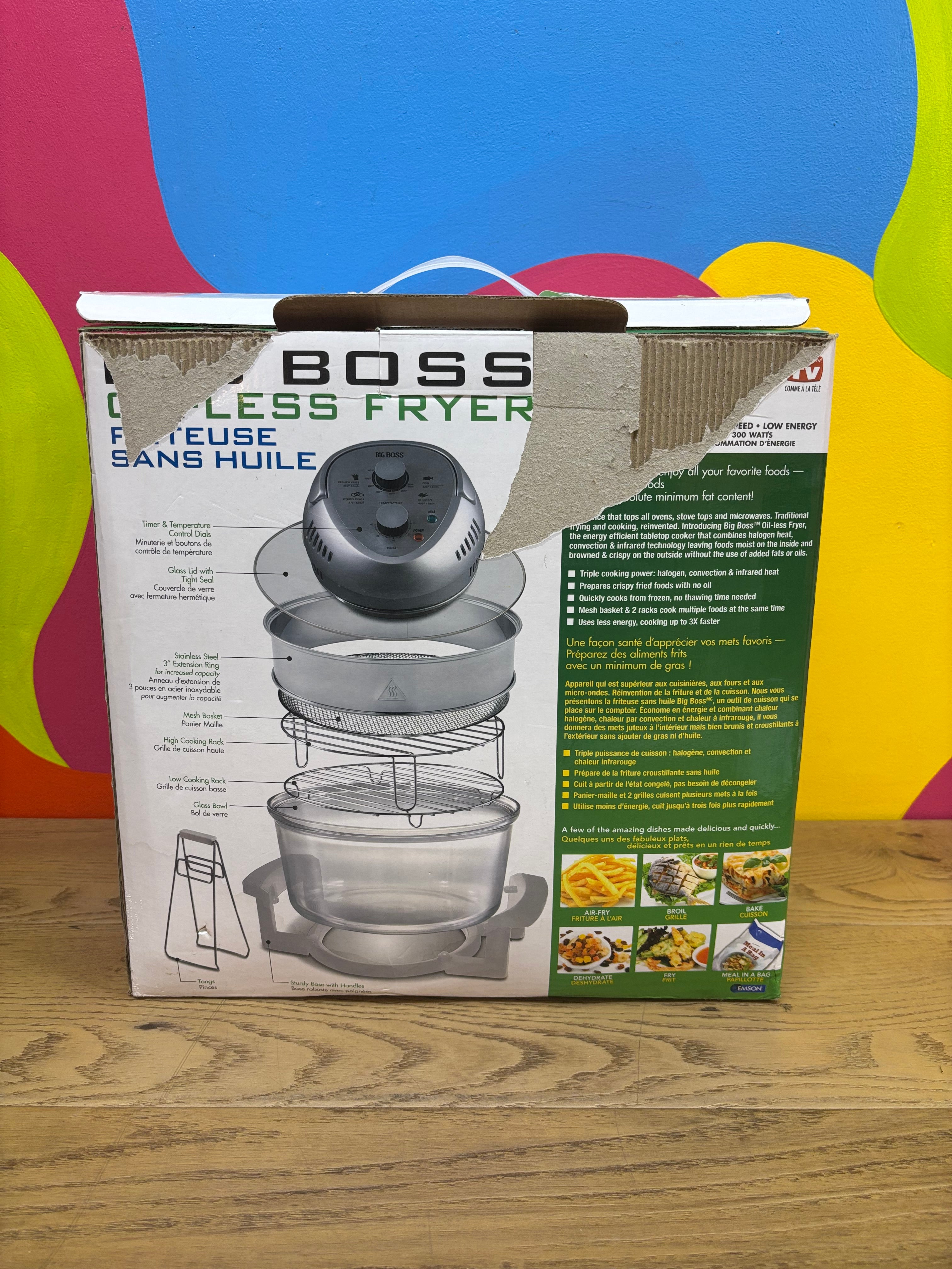 Big Boss 16 Quart Oil-Less Fryer