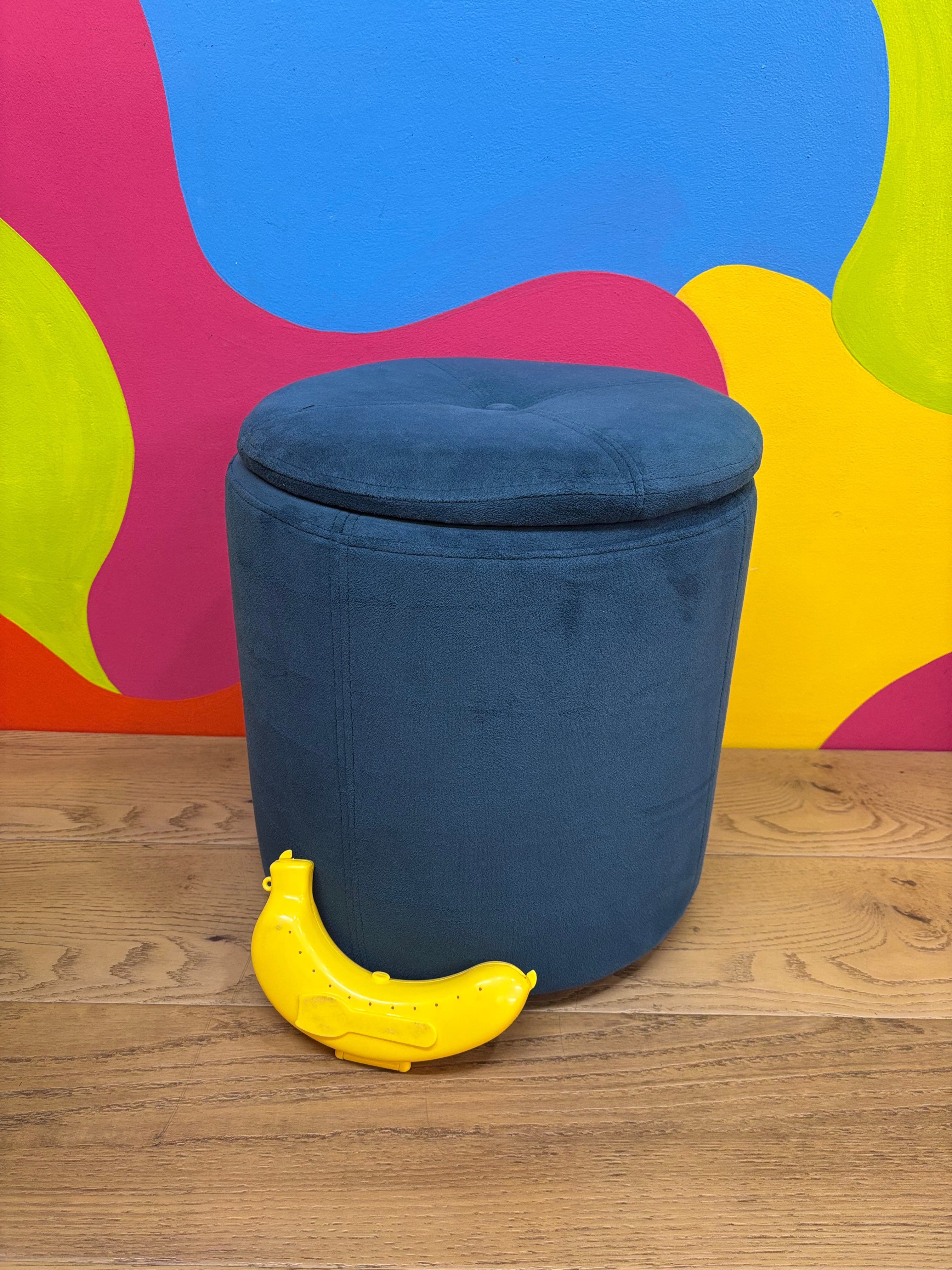 Small Blue Stool