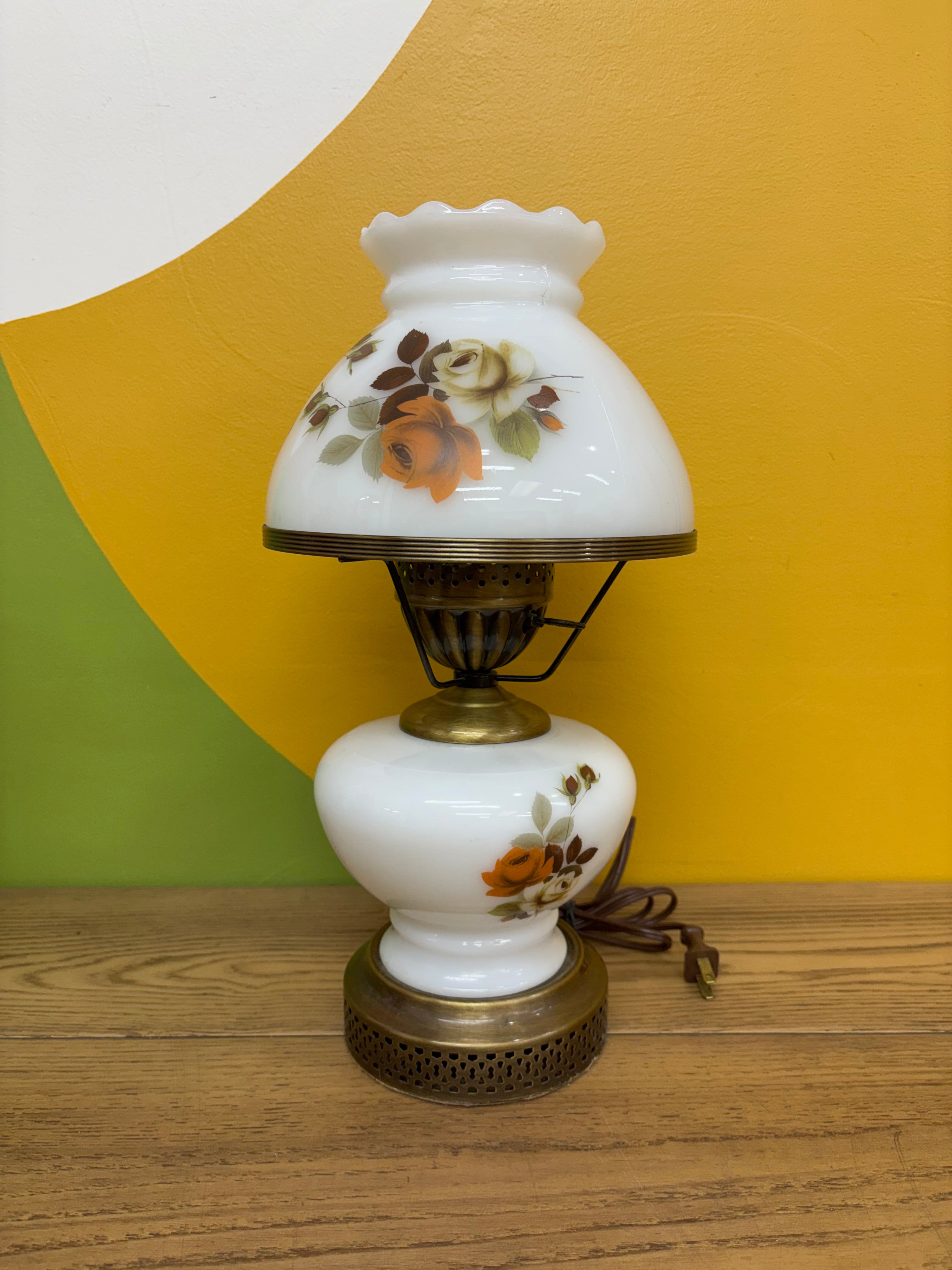 Hurricane Style Table Lamp