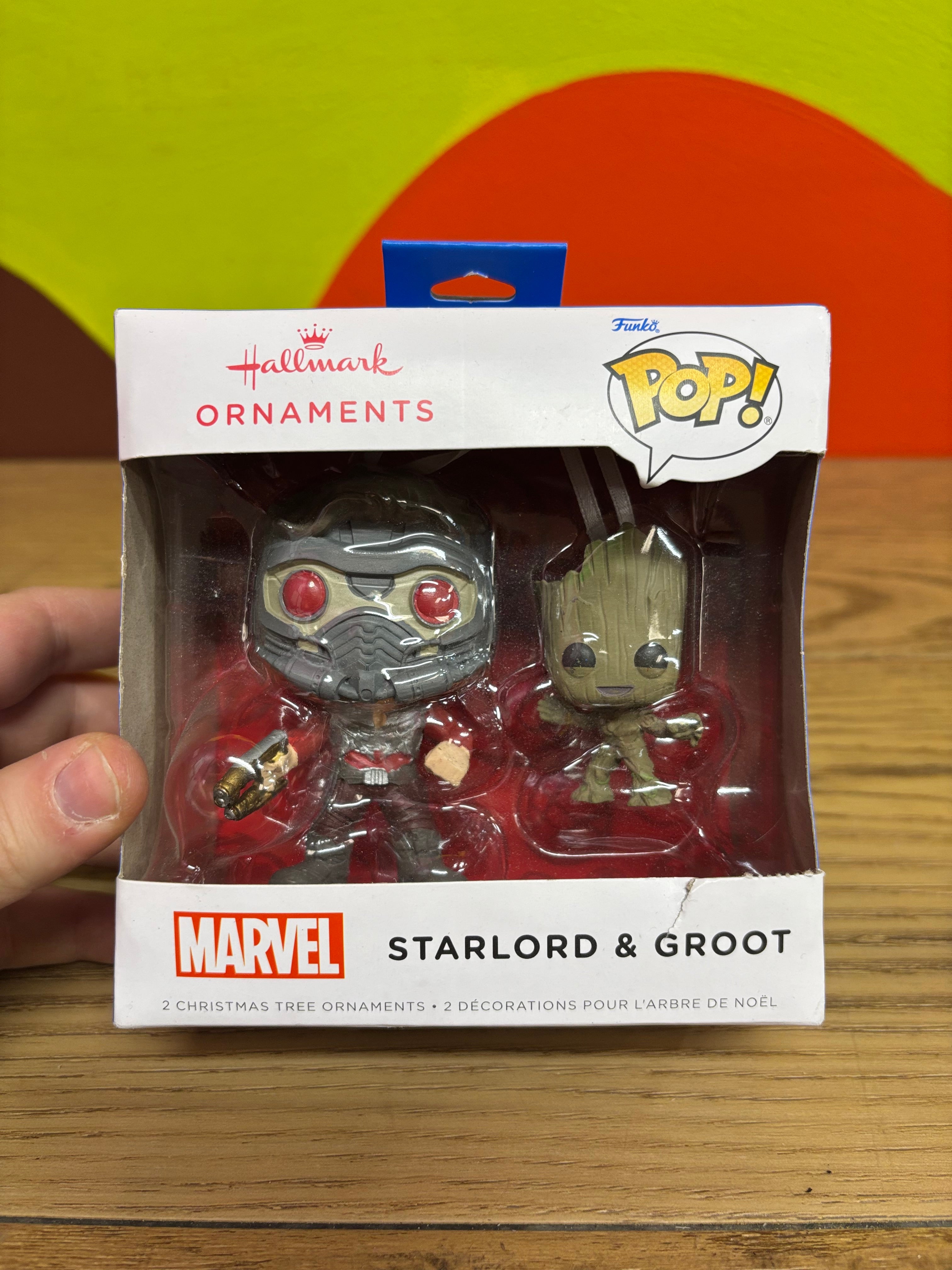 Starlord & Groot Funko Pop Ornaments