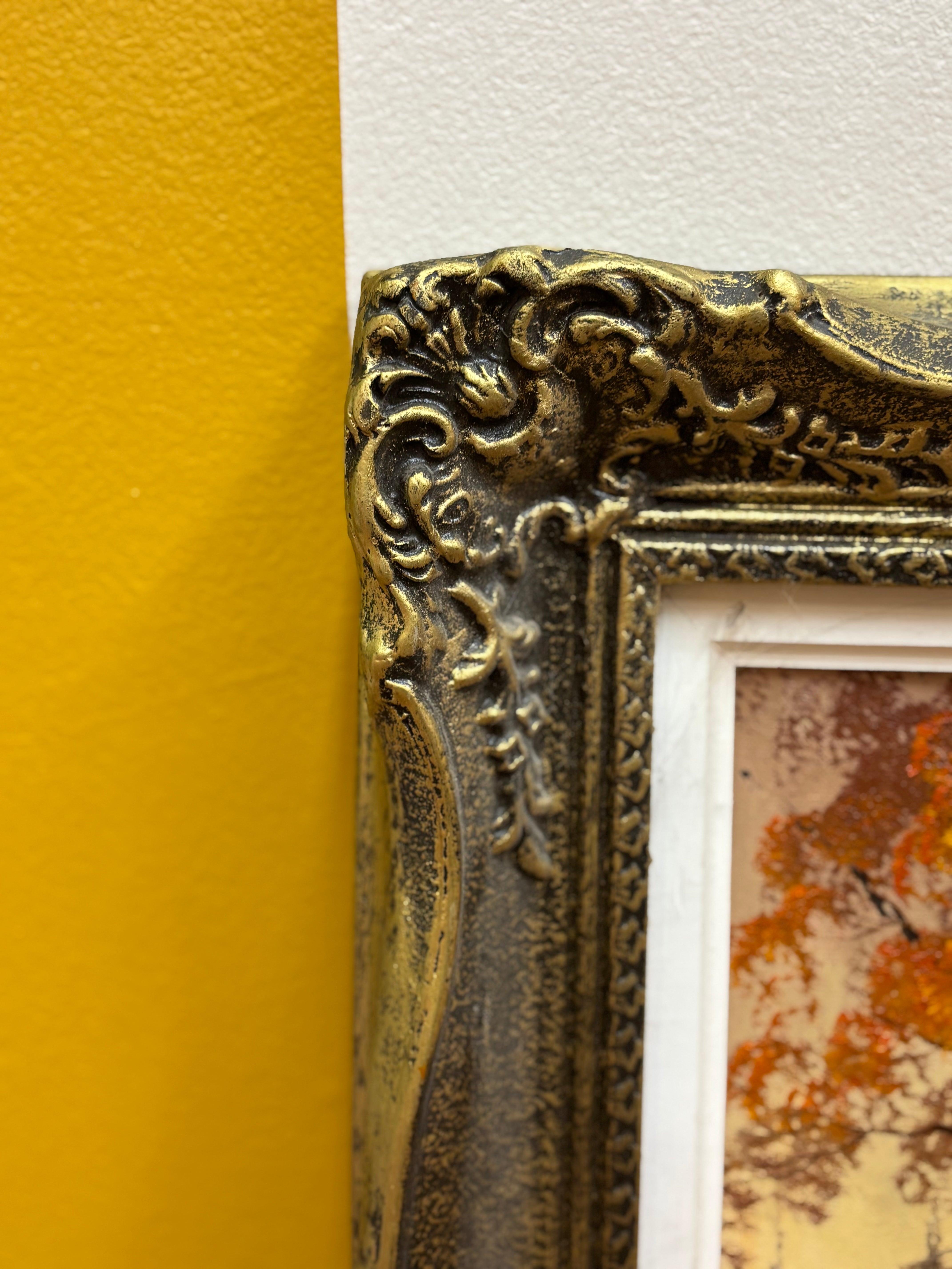 Large Framed Mountain Print