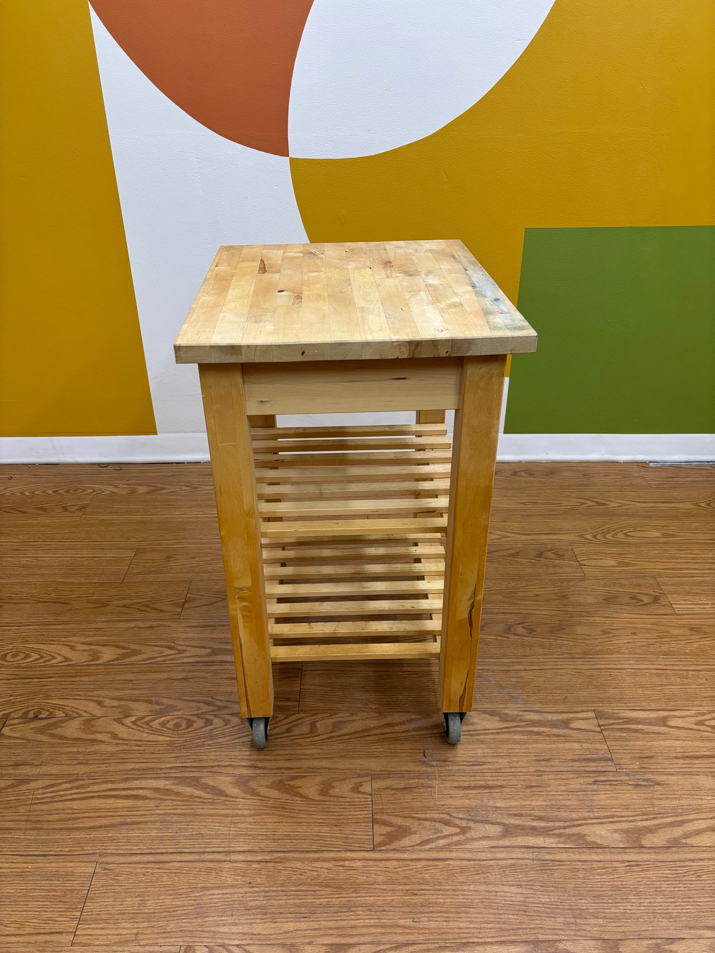Wood Kitchen Cart #2