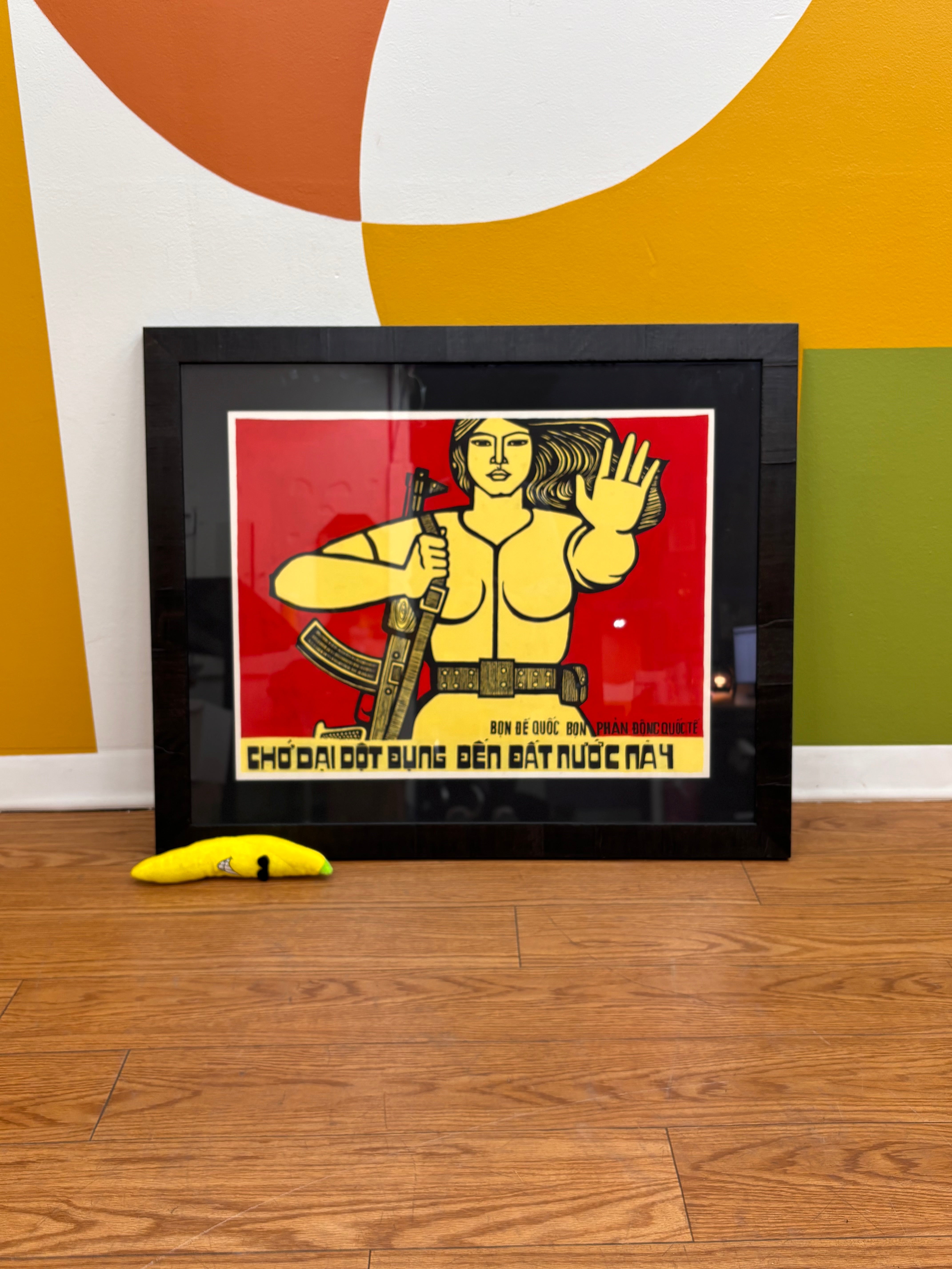 Framed Vietnam War Poster