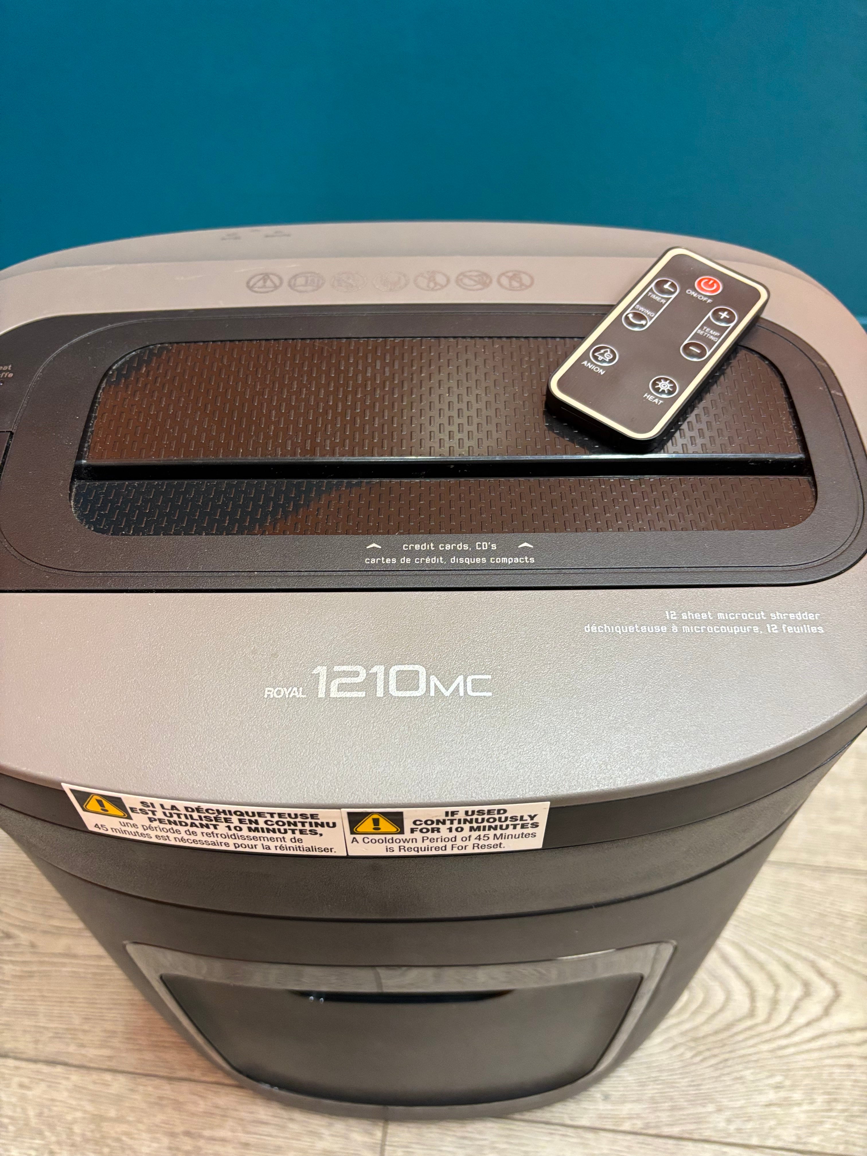 Royal Consumer 1210mc 12 Sheet Micro Shredder