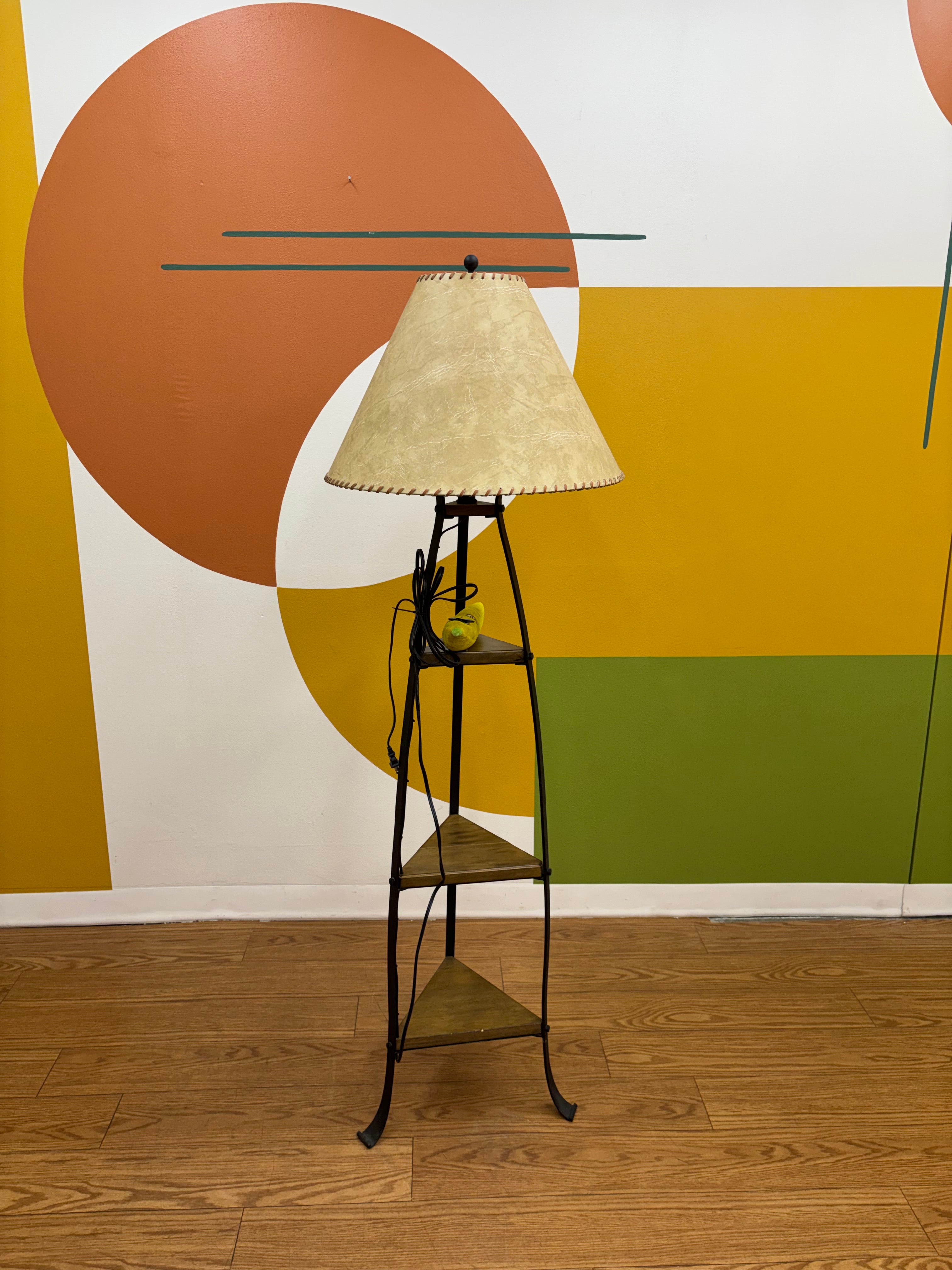 3 Tier Shelf Floor Lamp