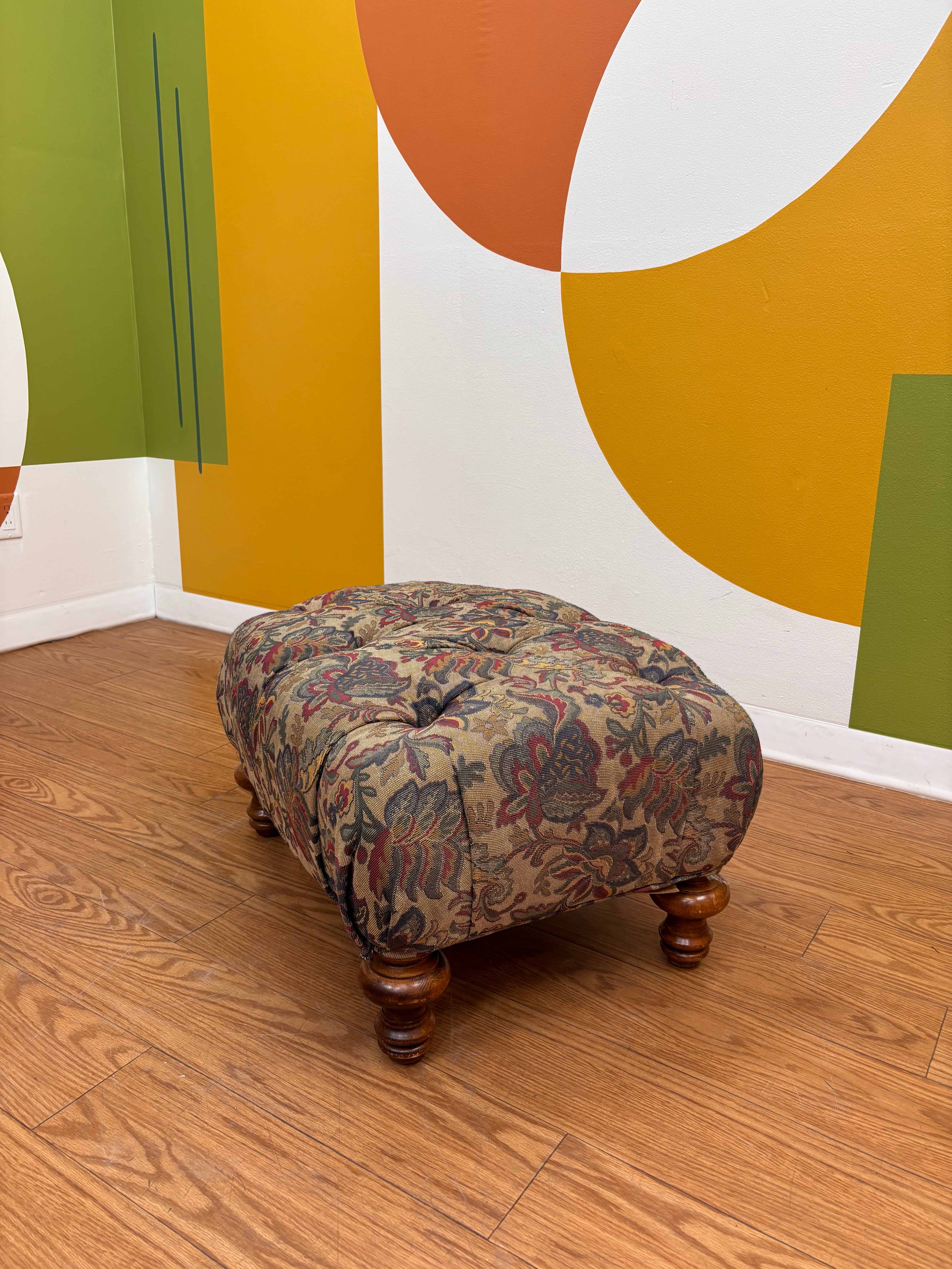 Floral Ottoman