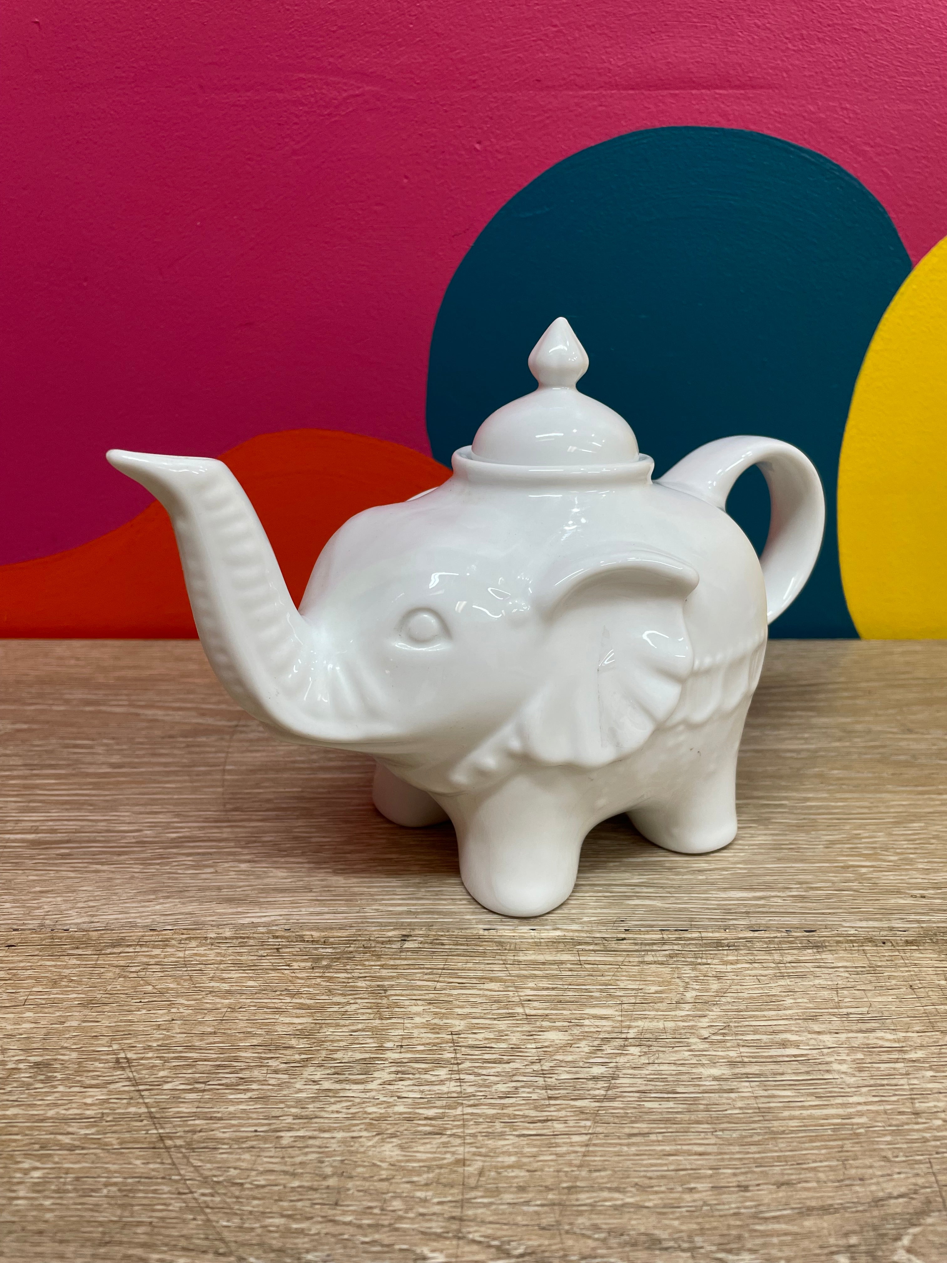 Ceramic Elephant Teapot