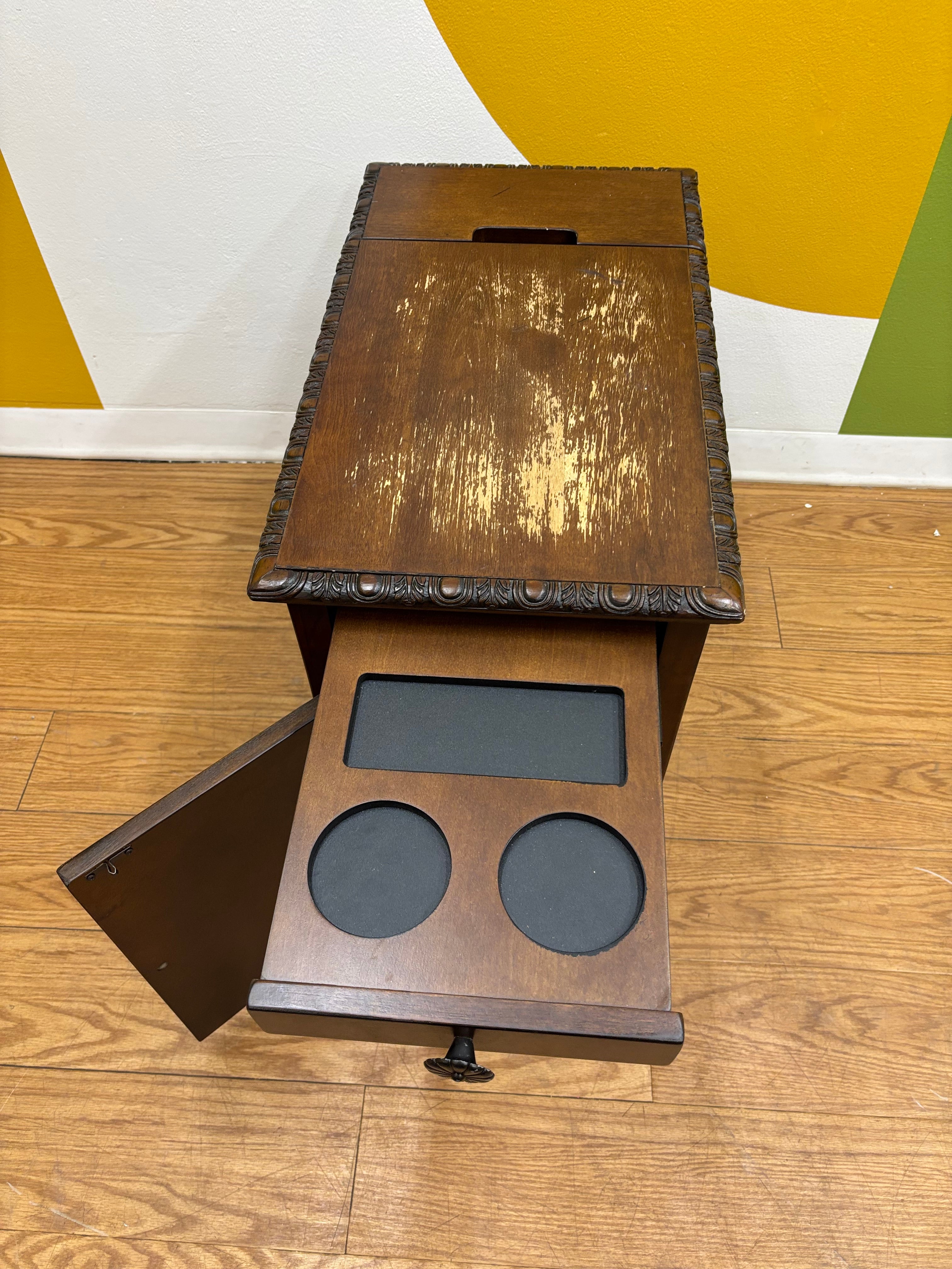 Wood End Table