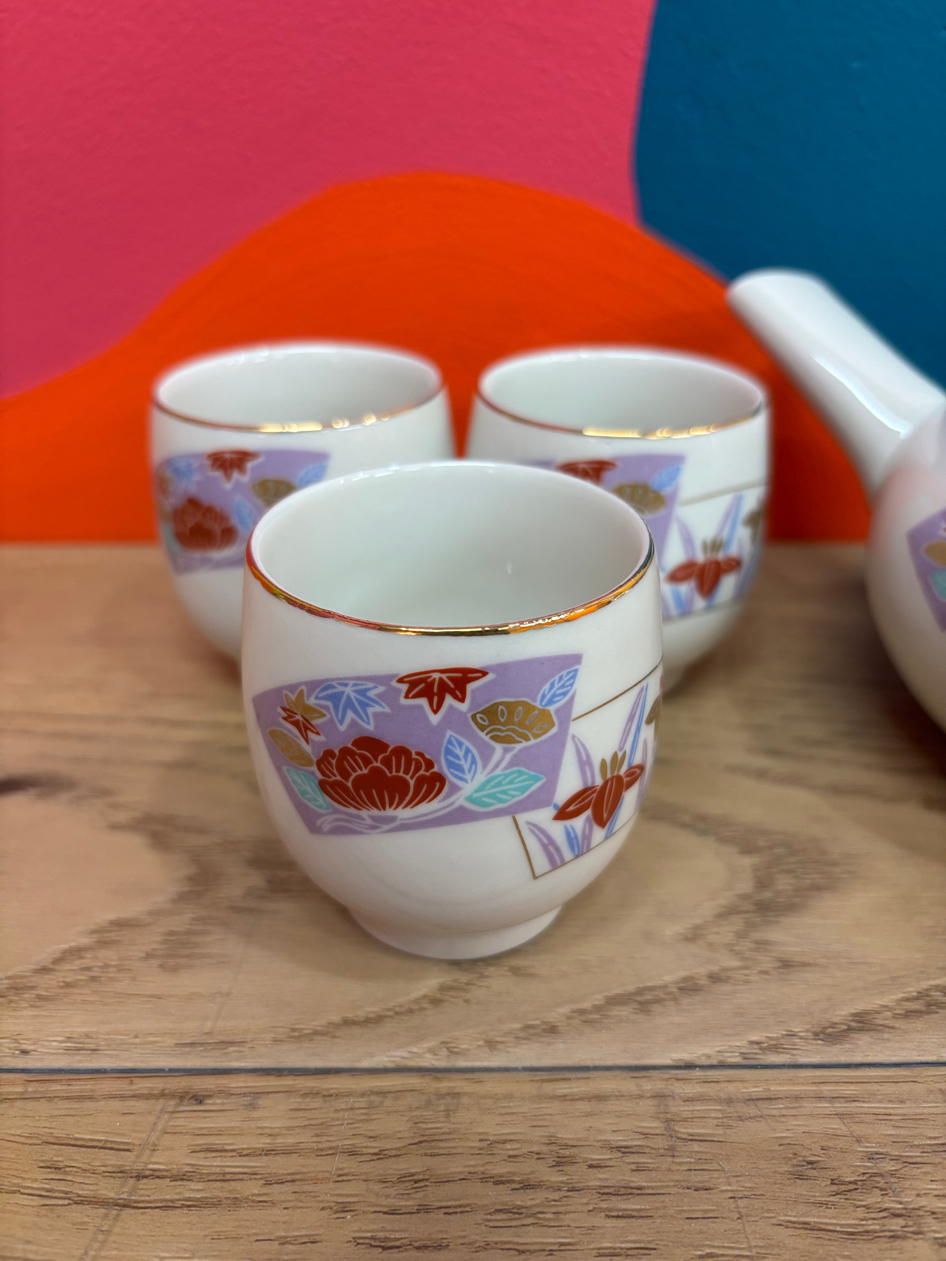 Floral Tea Set (6 Pieces)