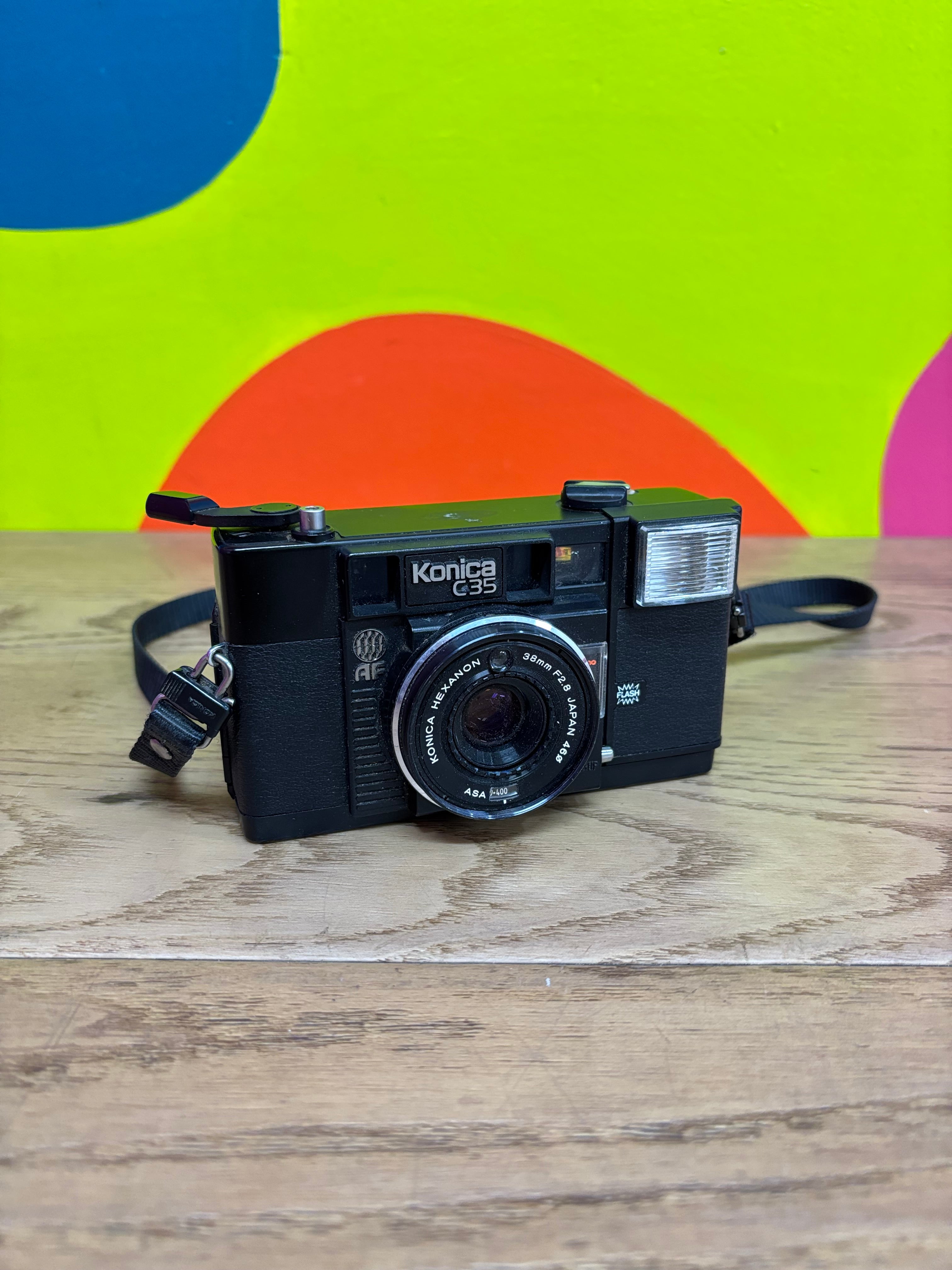 Konica C35 AF Point & Shoot Camera