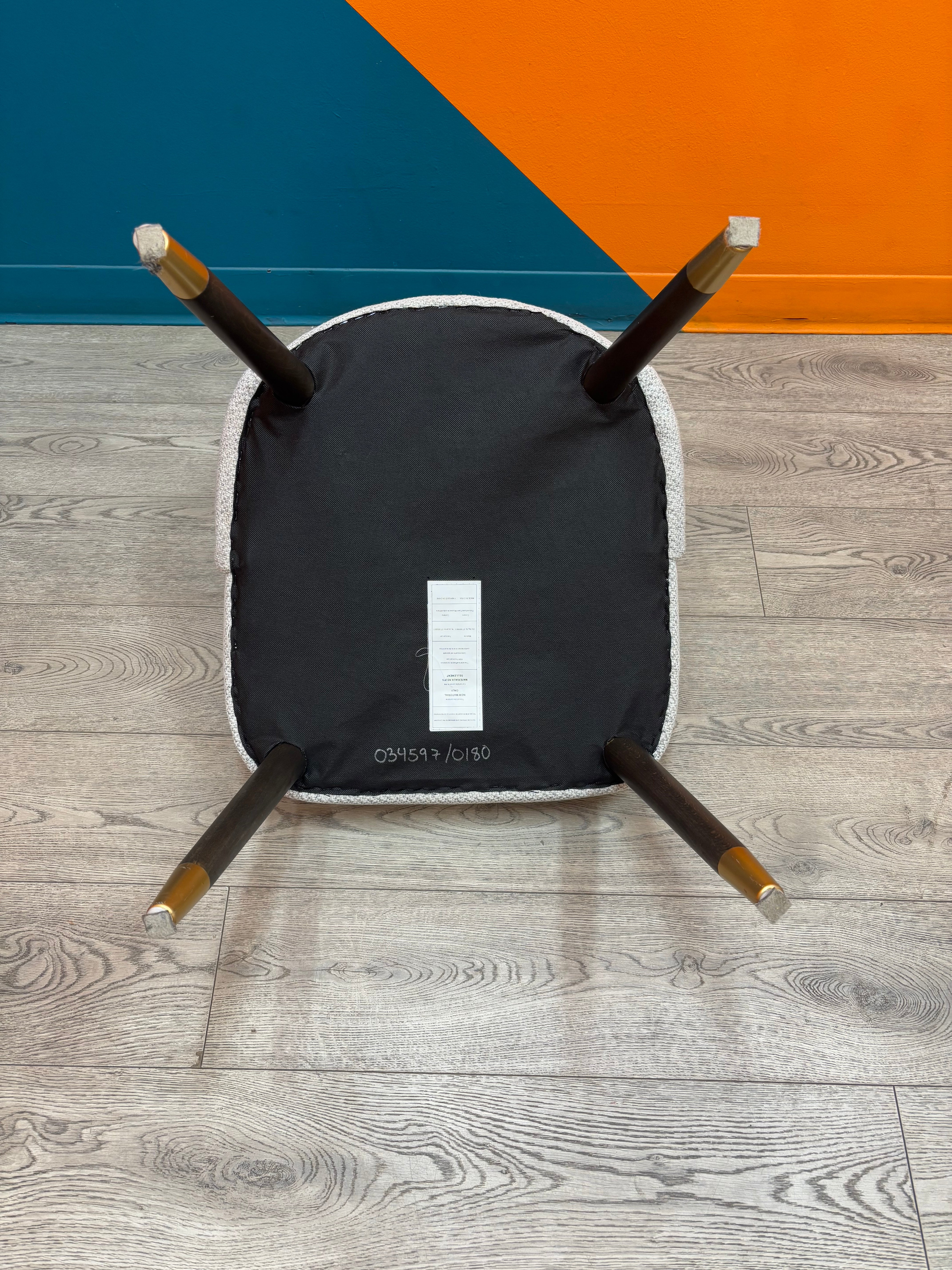 Grey Upholstered Dining Chair (4 Available)