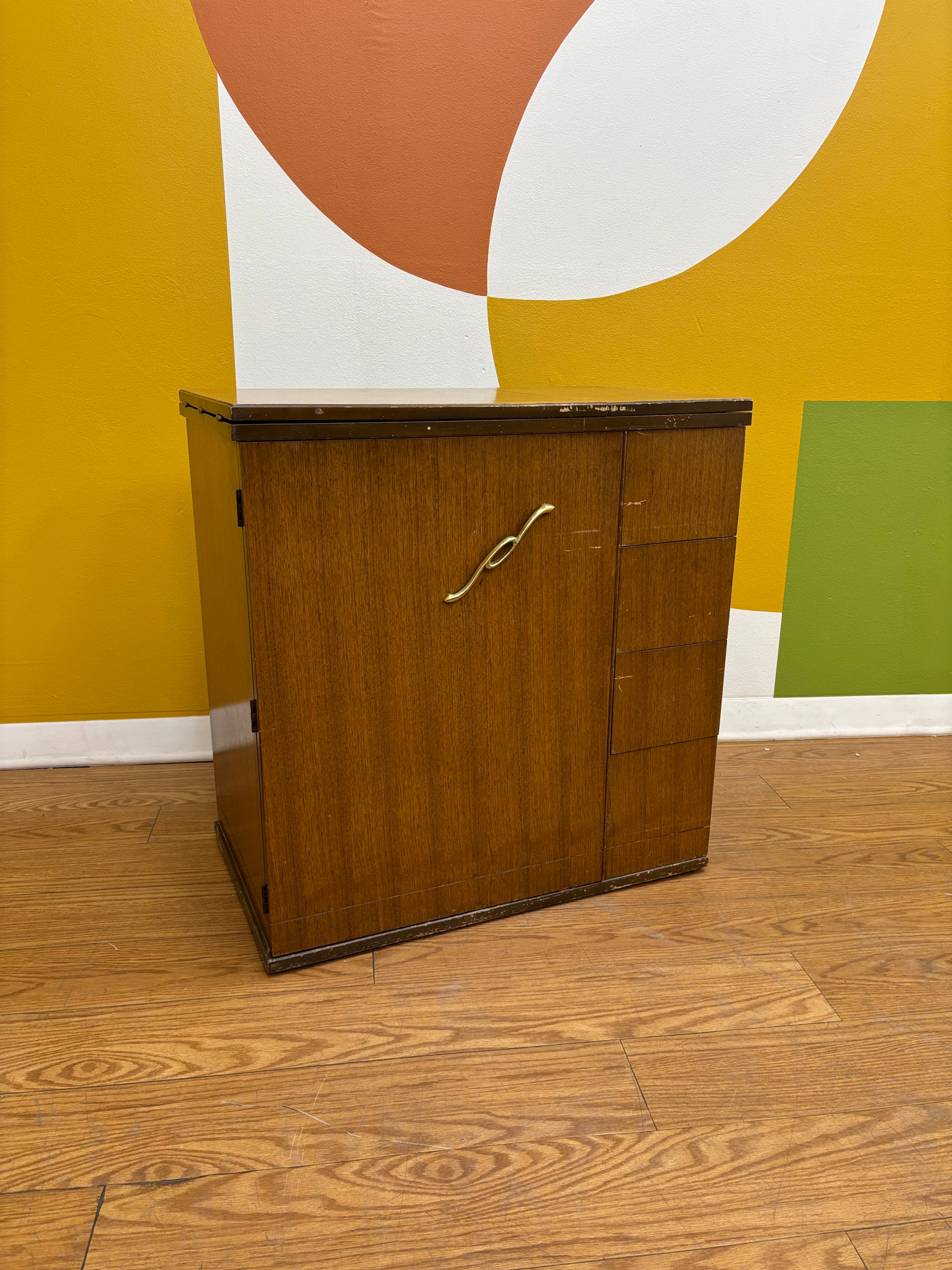 Domestic Imperial Automatic Sewing Machine Cabinet