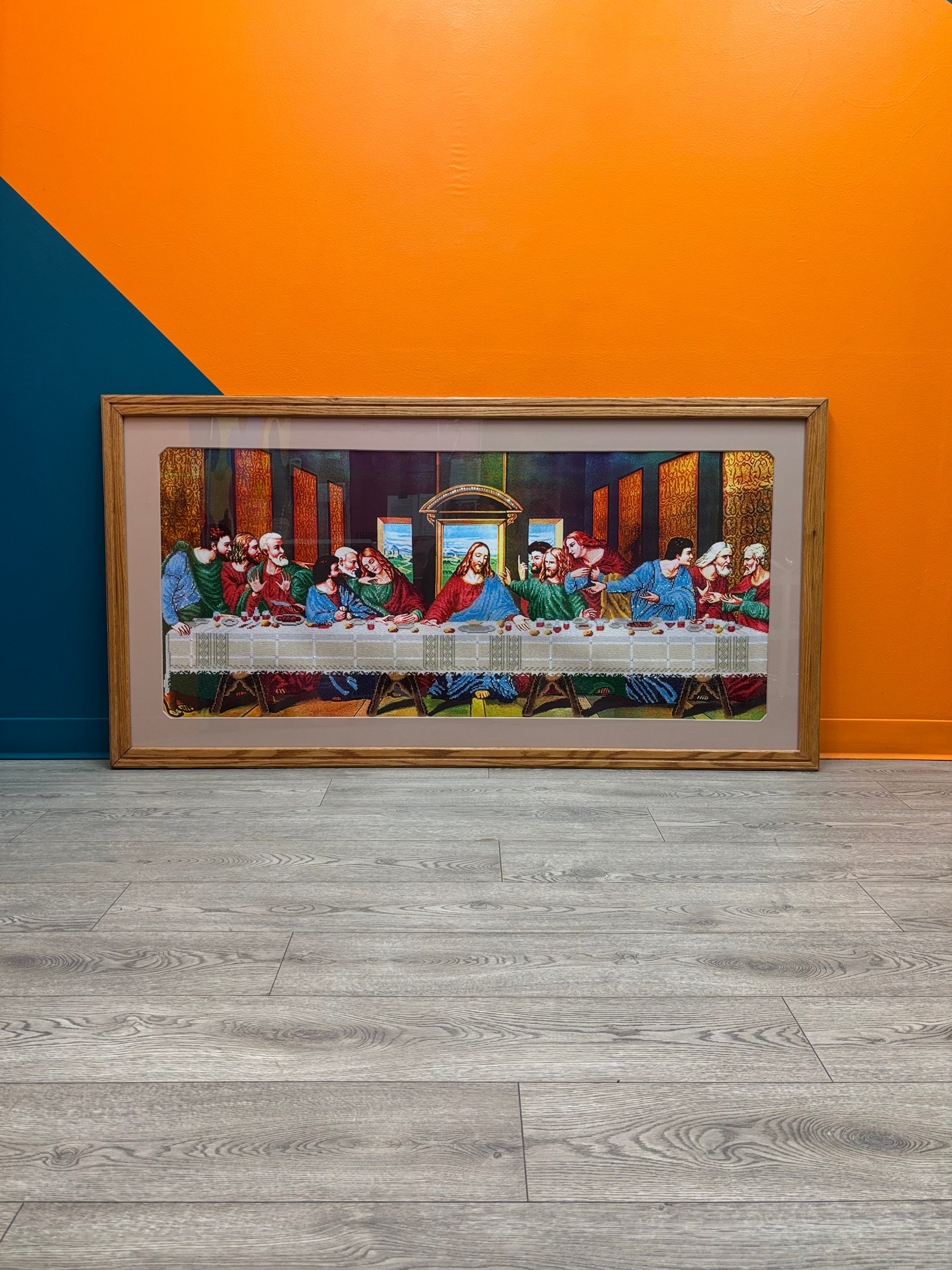 Large Bedazzled "The Last Supper" Print