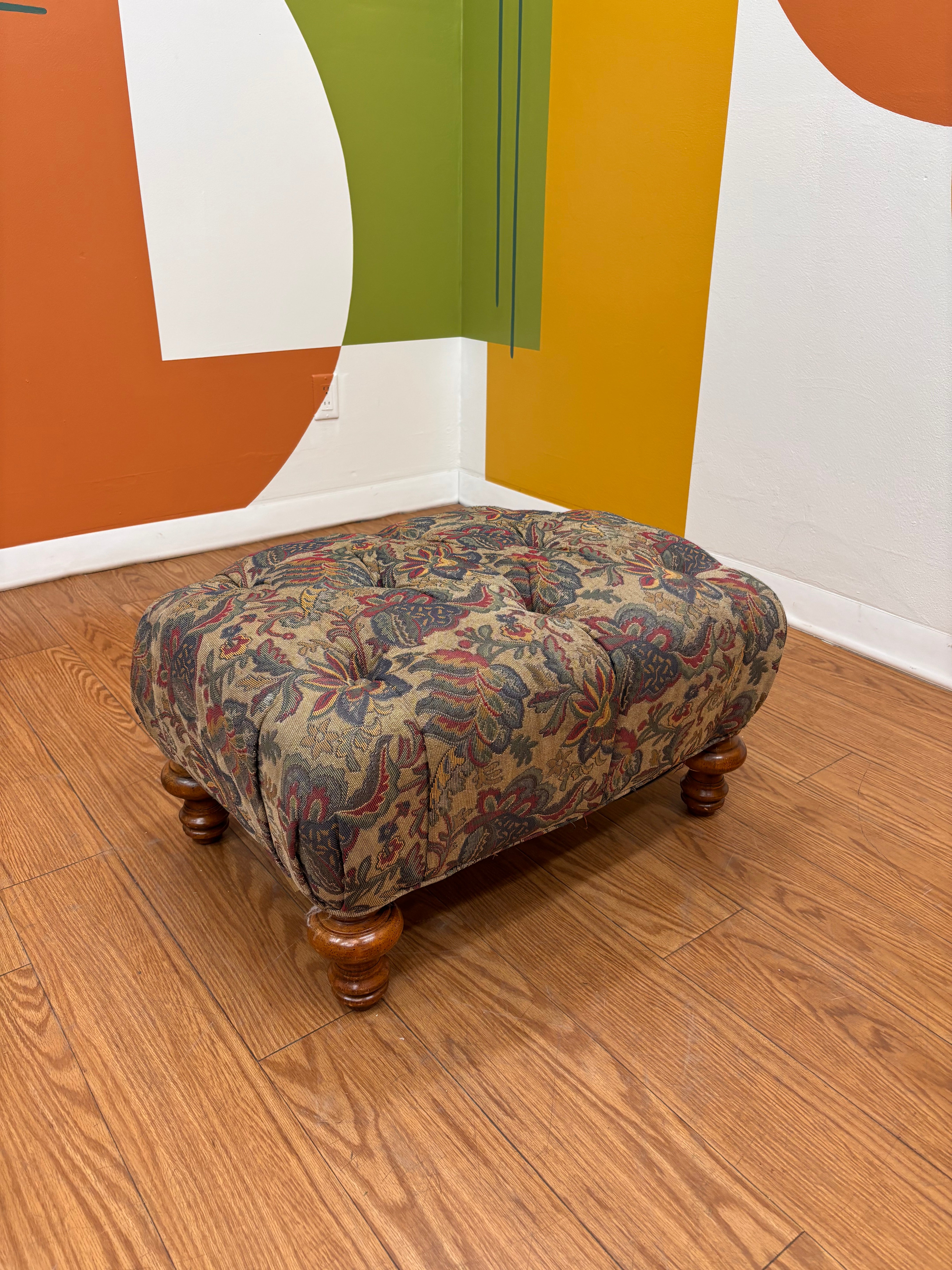 Floral Ottoman