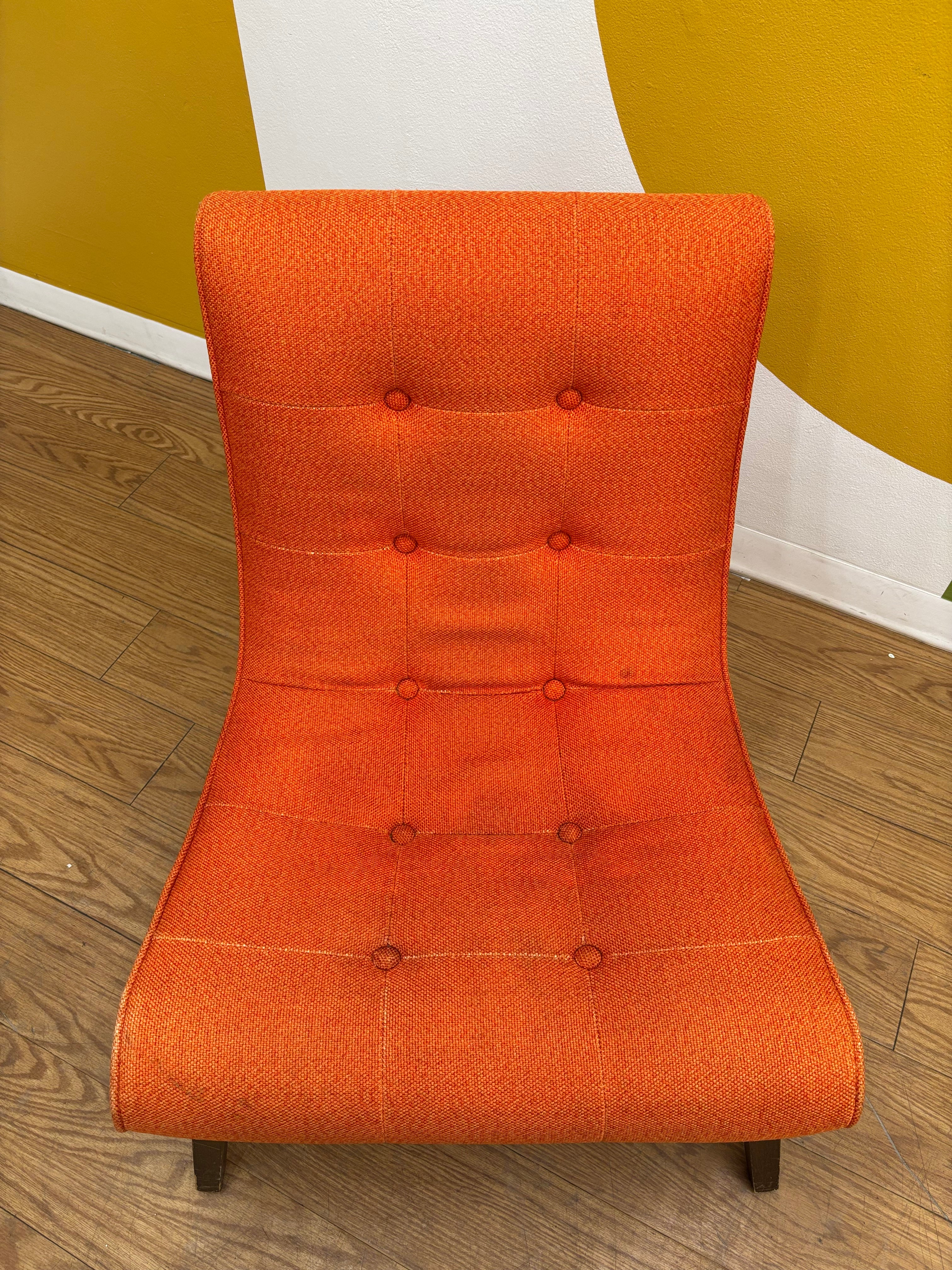 Orange Accent Chair