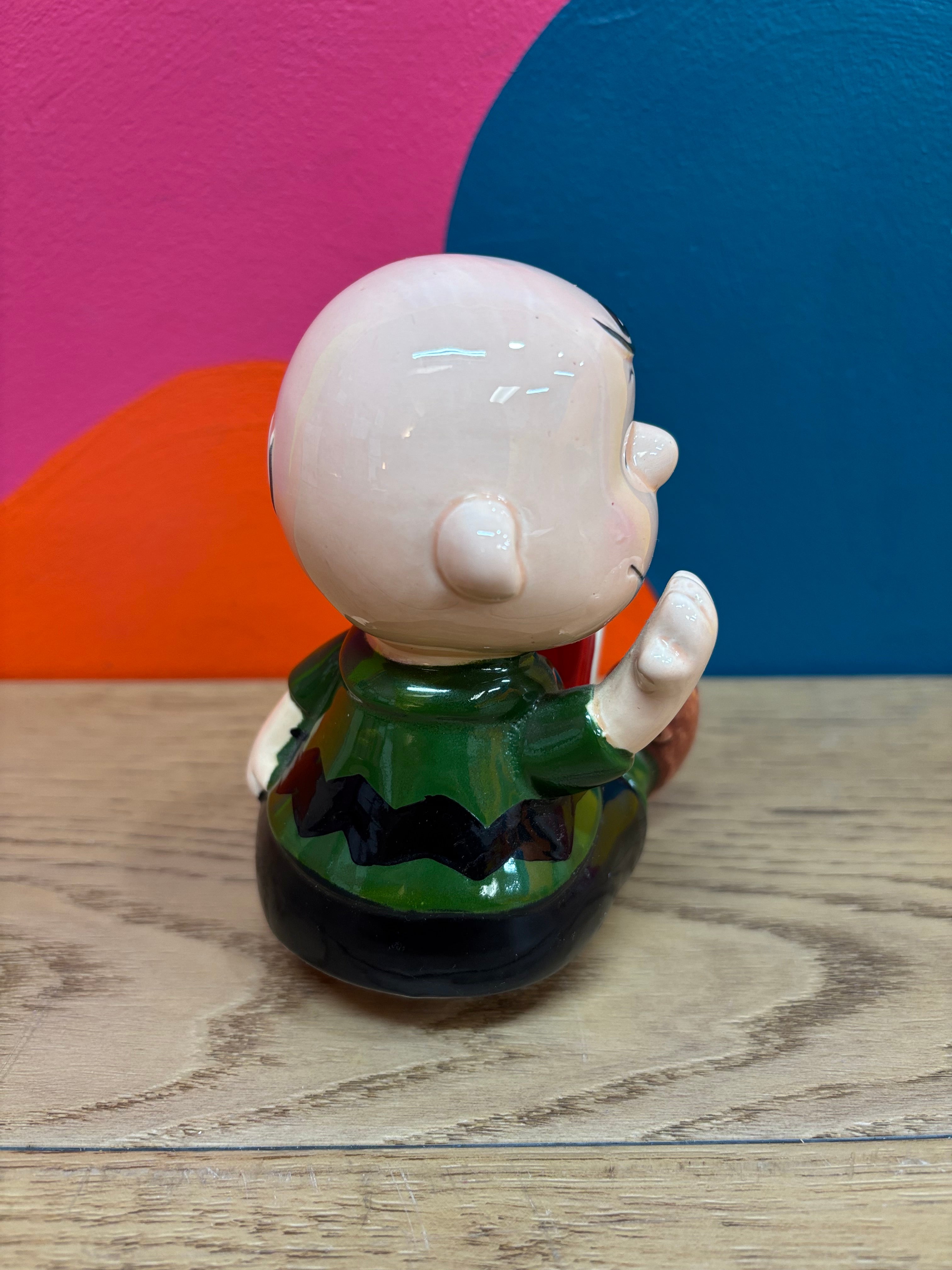 Charlie Brown Ceramic Music Box - 1985