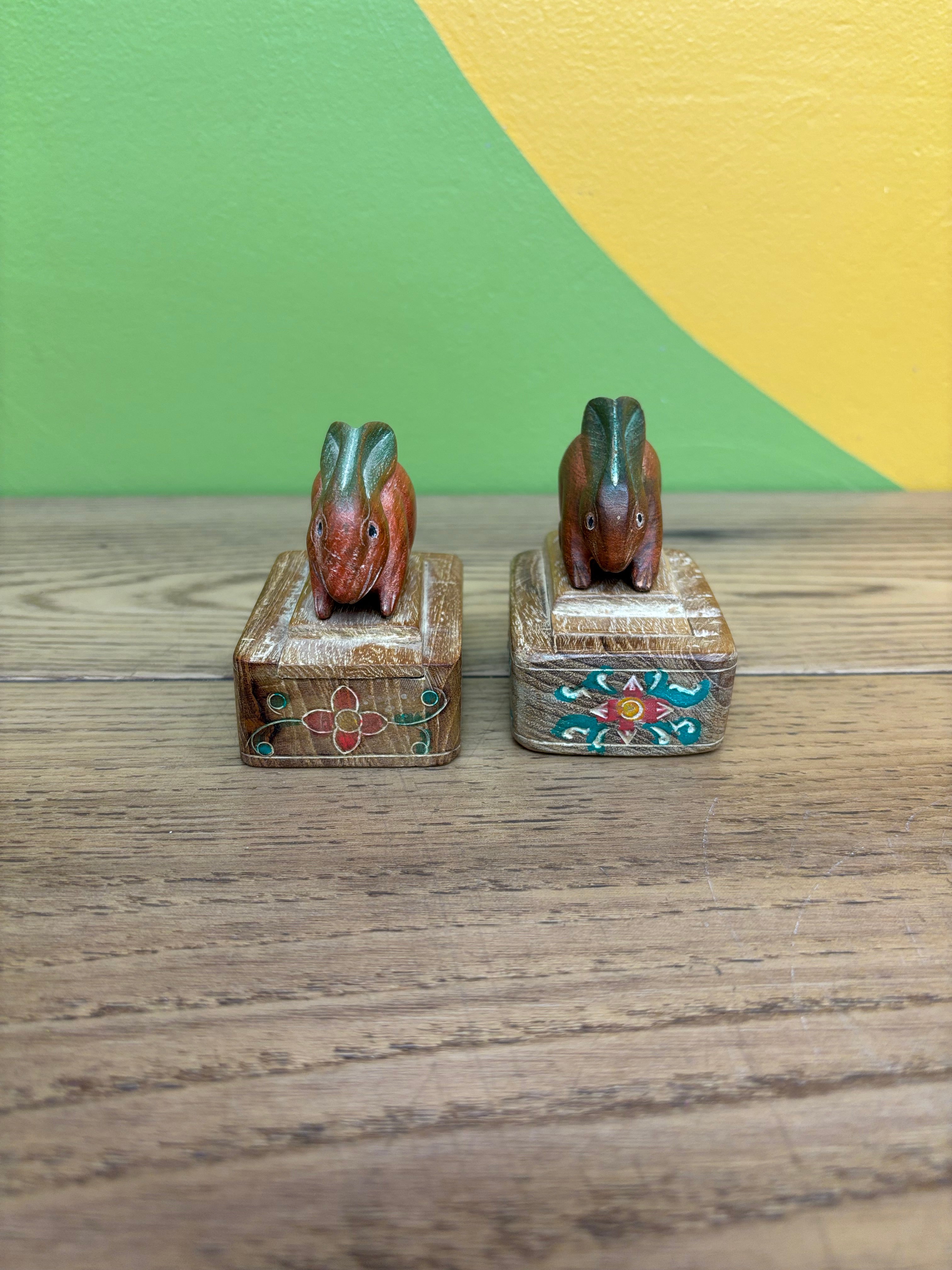 Wood Bunny Decor