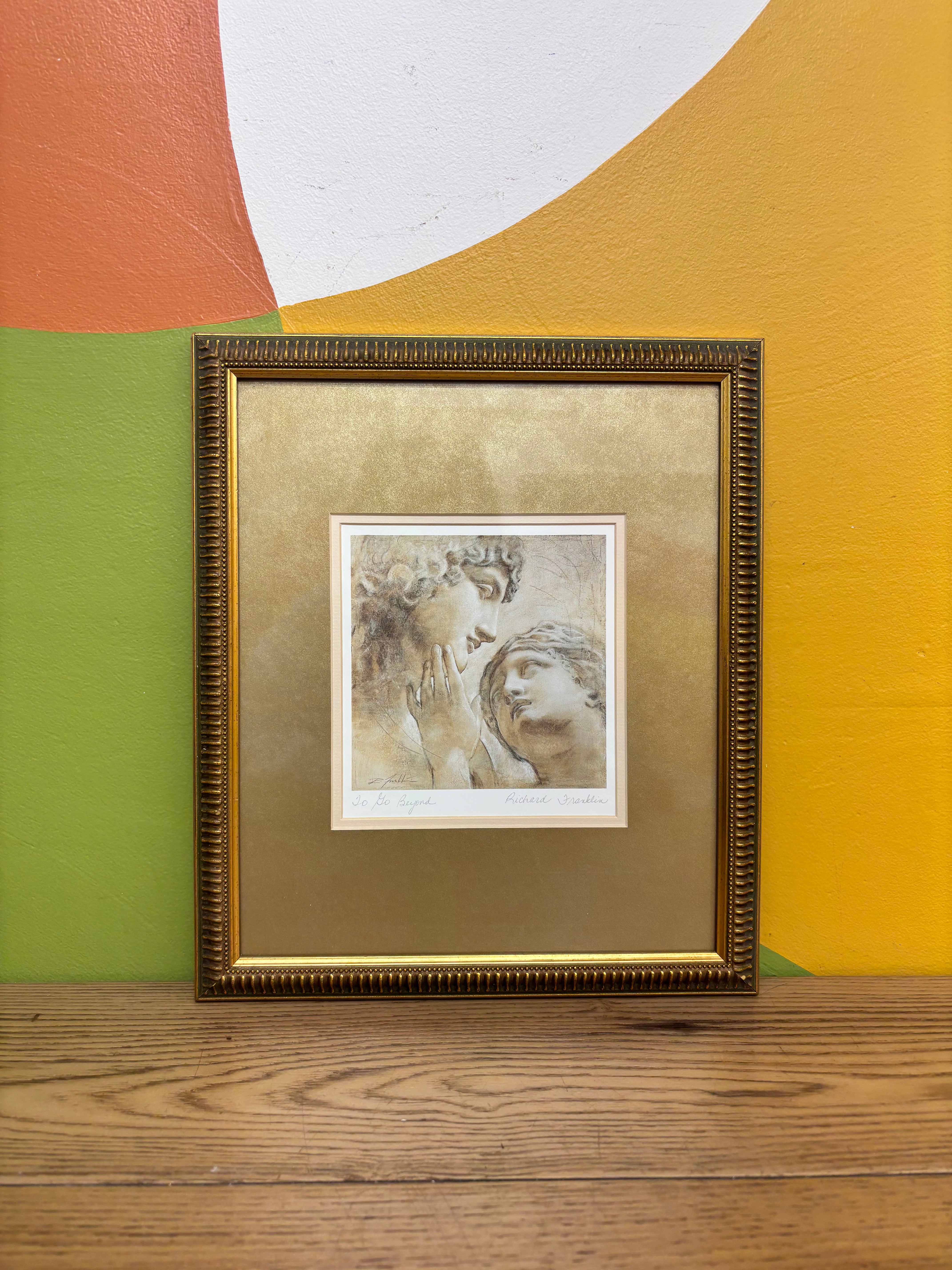 Framed "To Go Beyond" Print