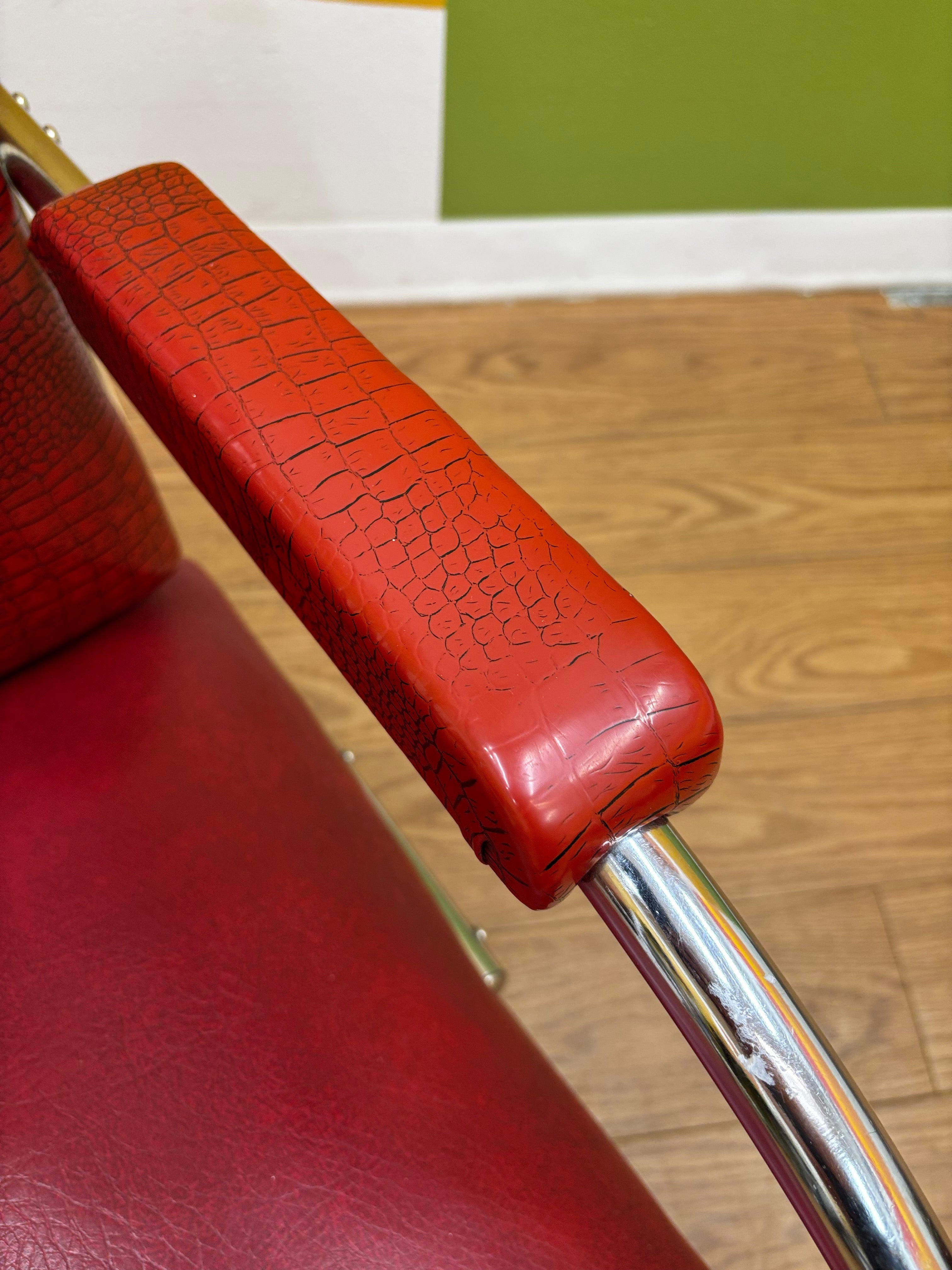 Red Lounger Chair