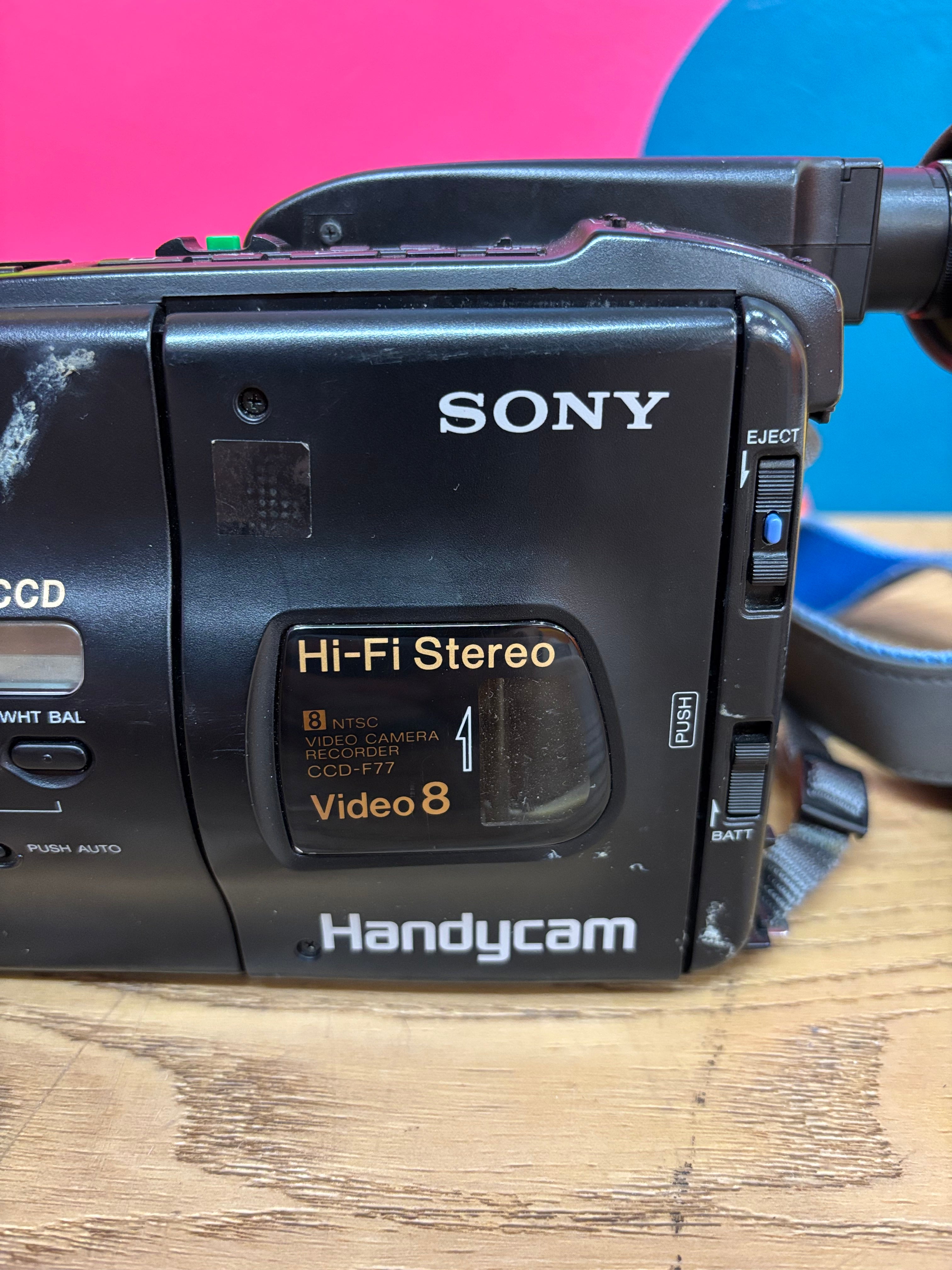 Sony Handycam Video 8 Camcorder (CCD-F77)