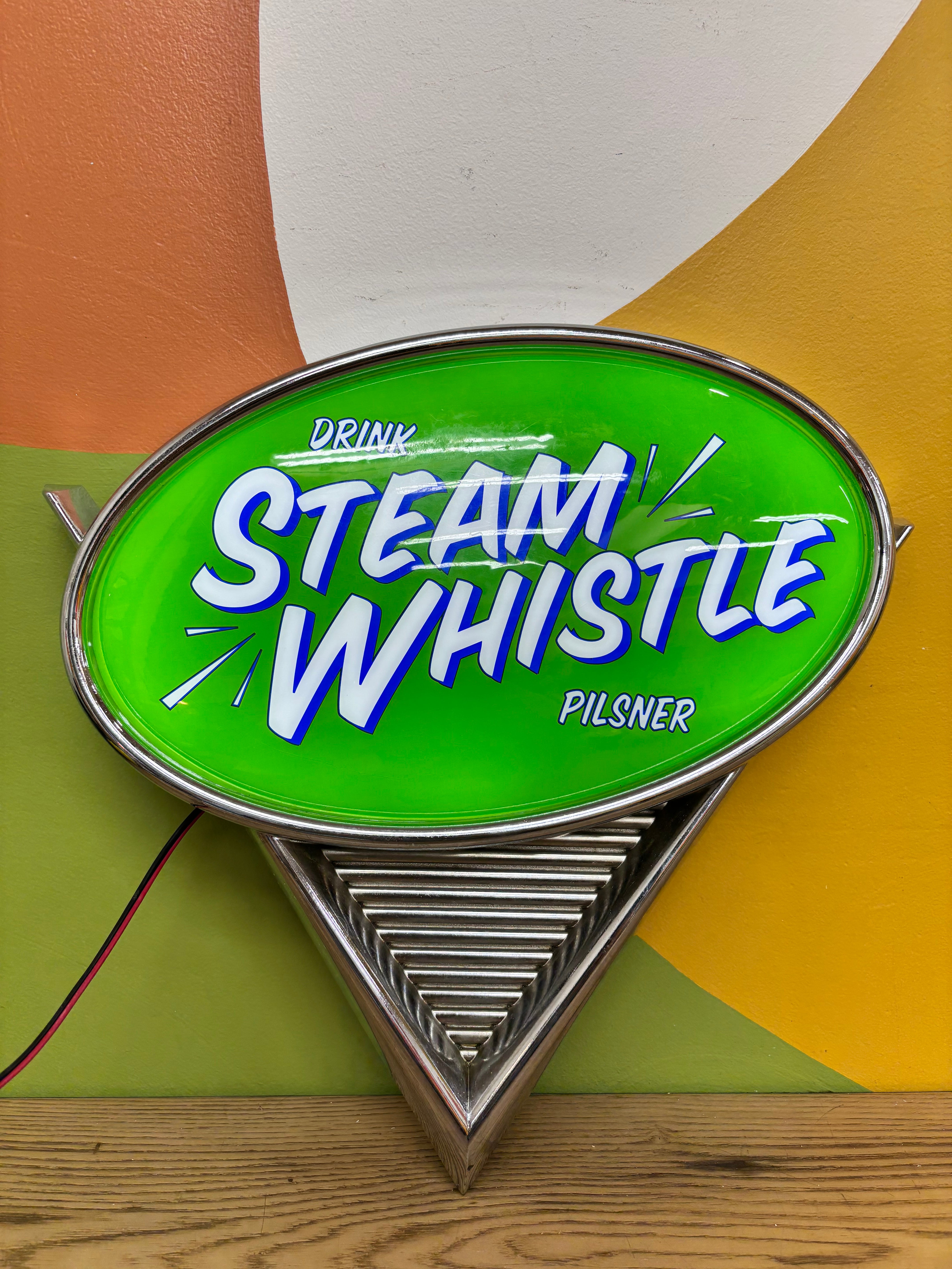 Steam Whistle Pilsner Illuminated Wall Display
