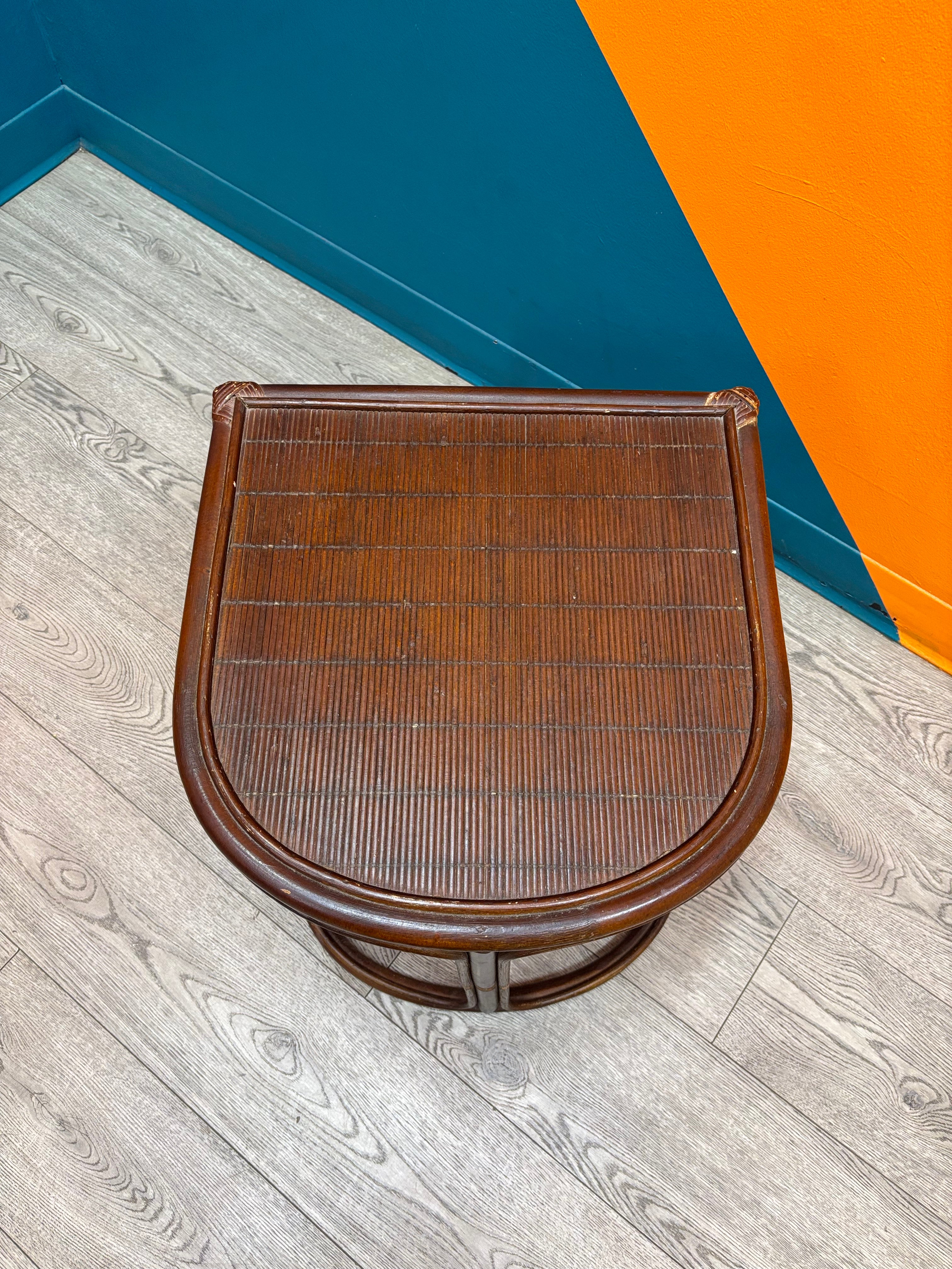 Rattan Side Table