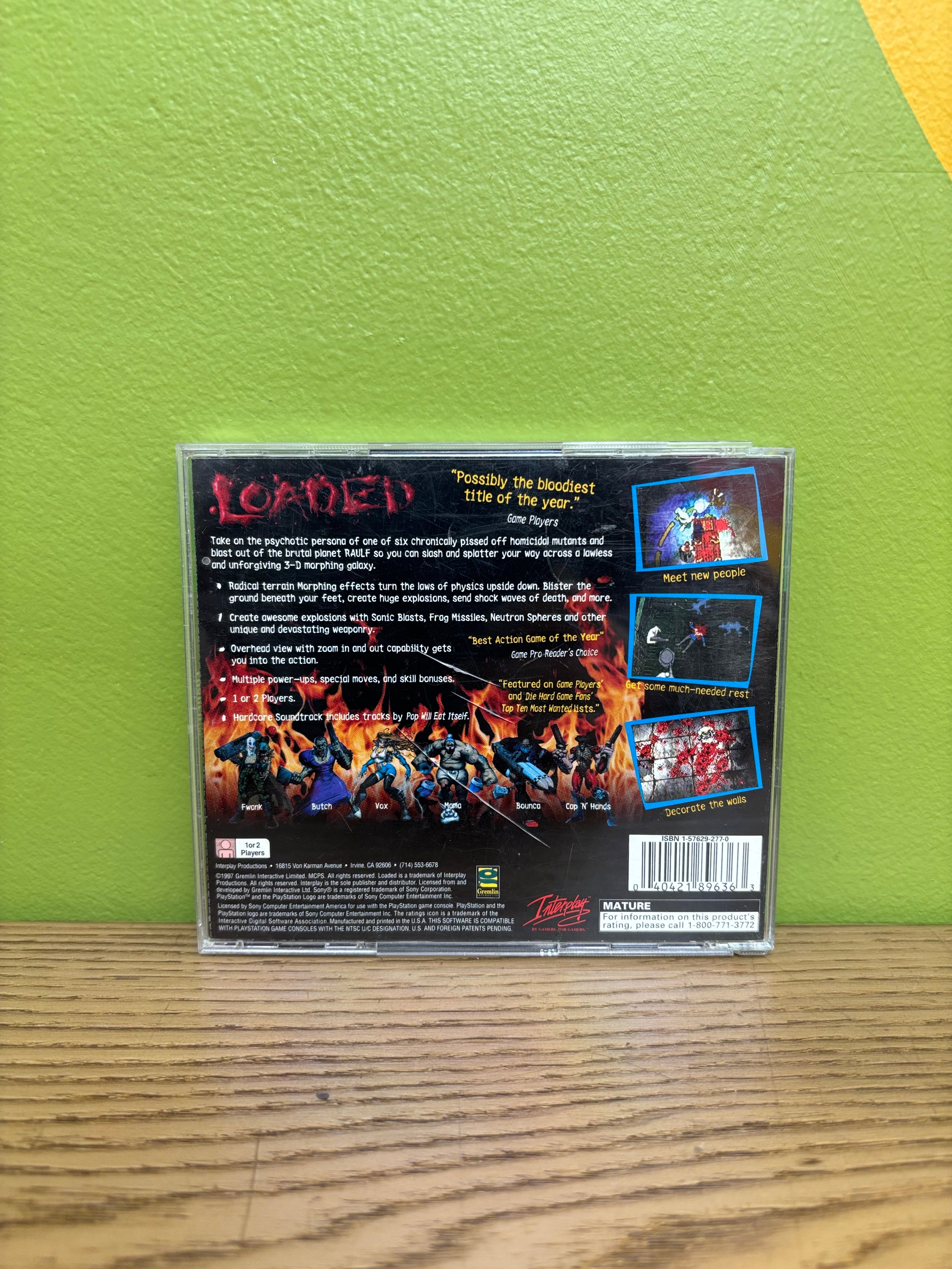 PlayStation Game - Loaded