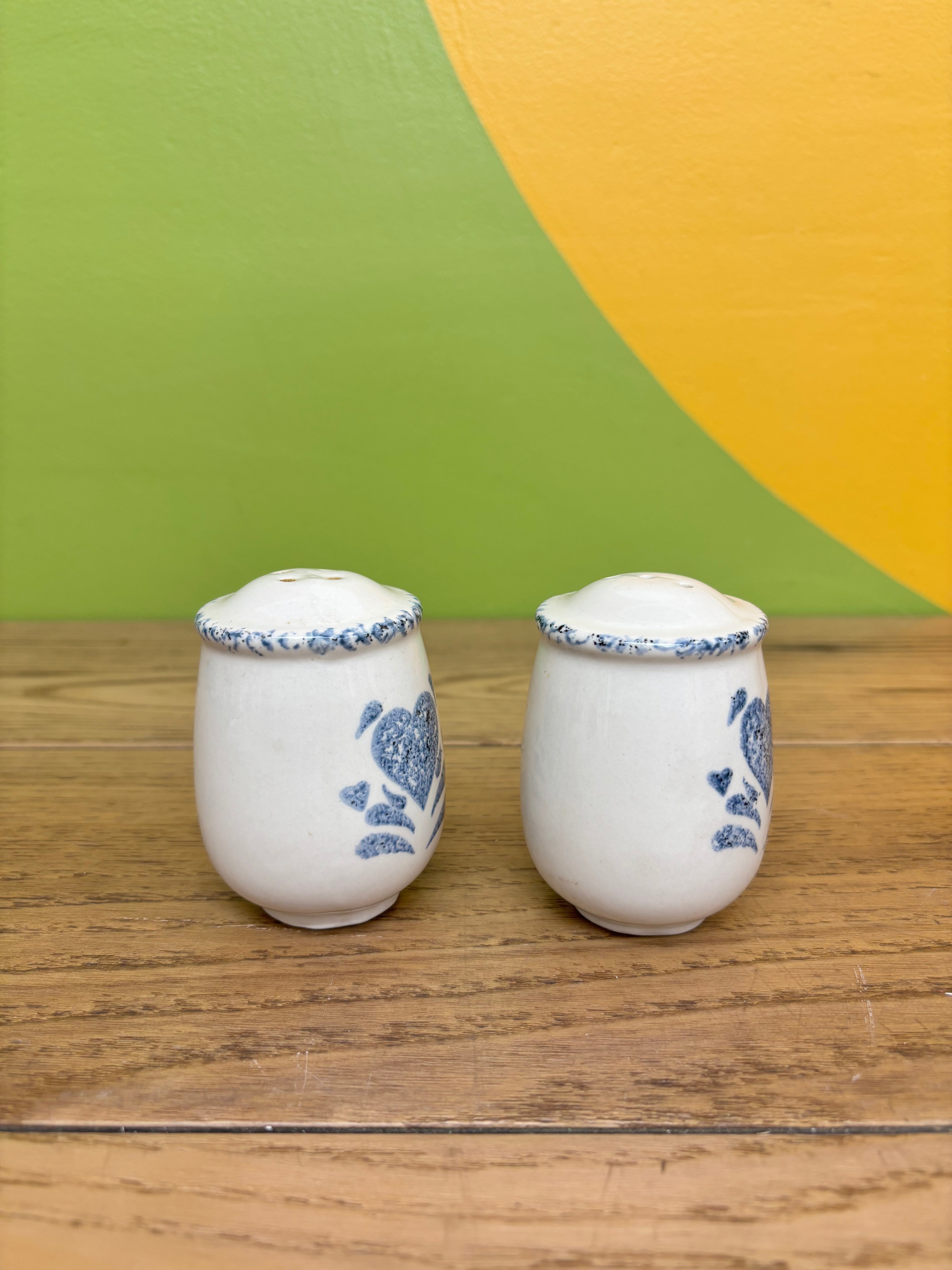 Stoneware Salt and Pepper Shakers
