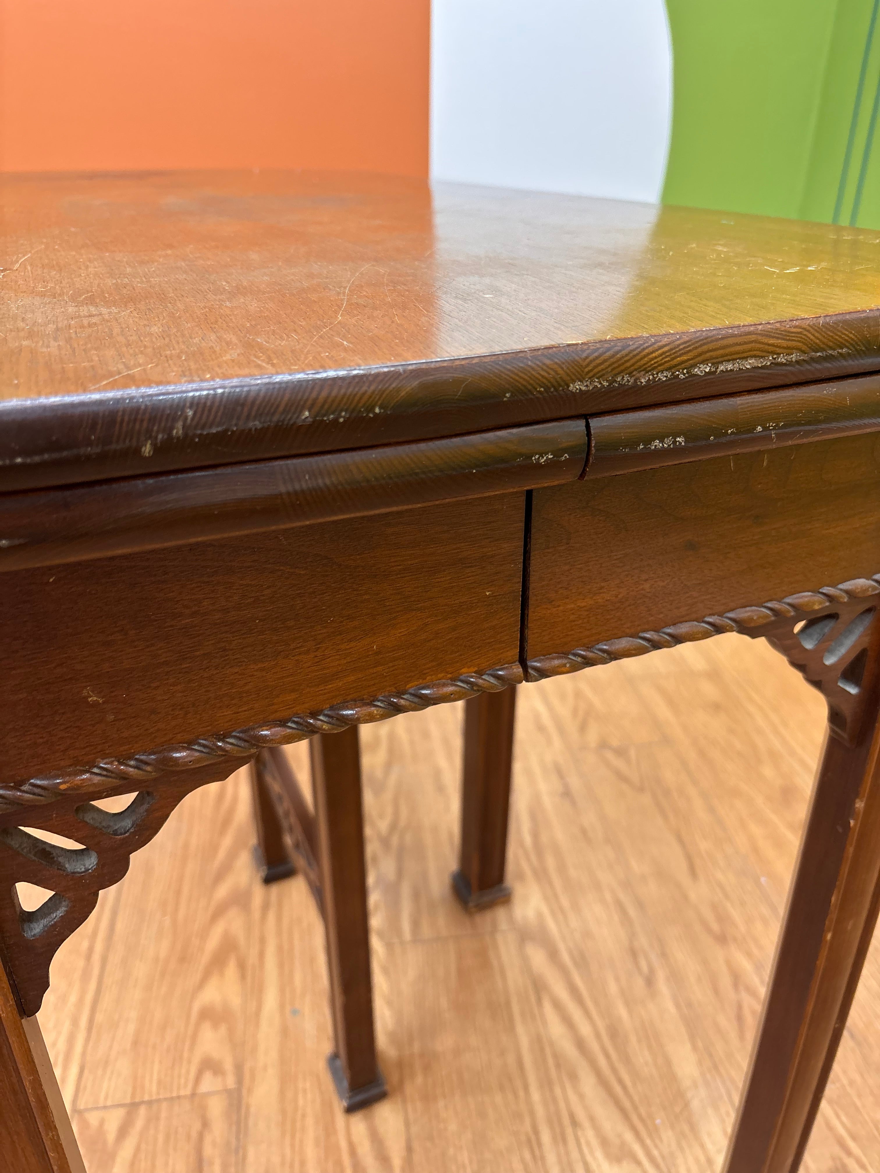 Wood Drop Leaf Dining Table