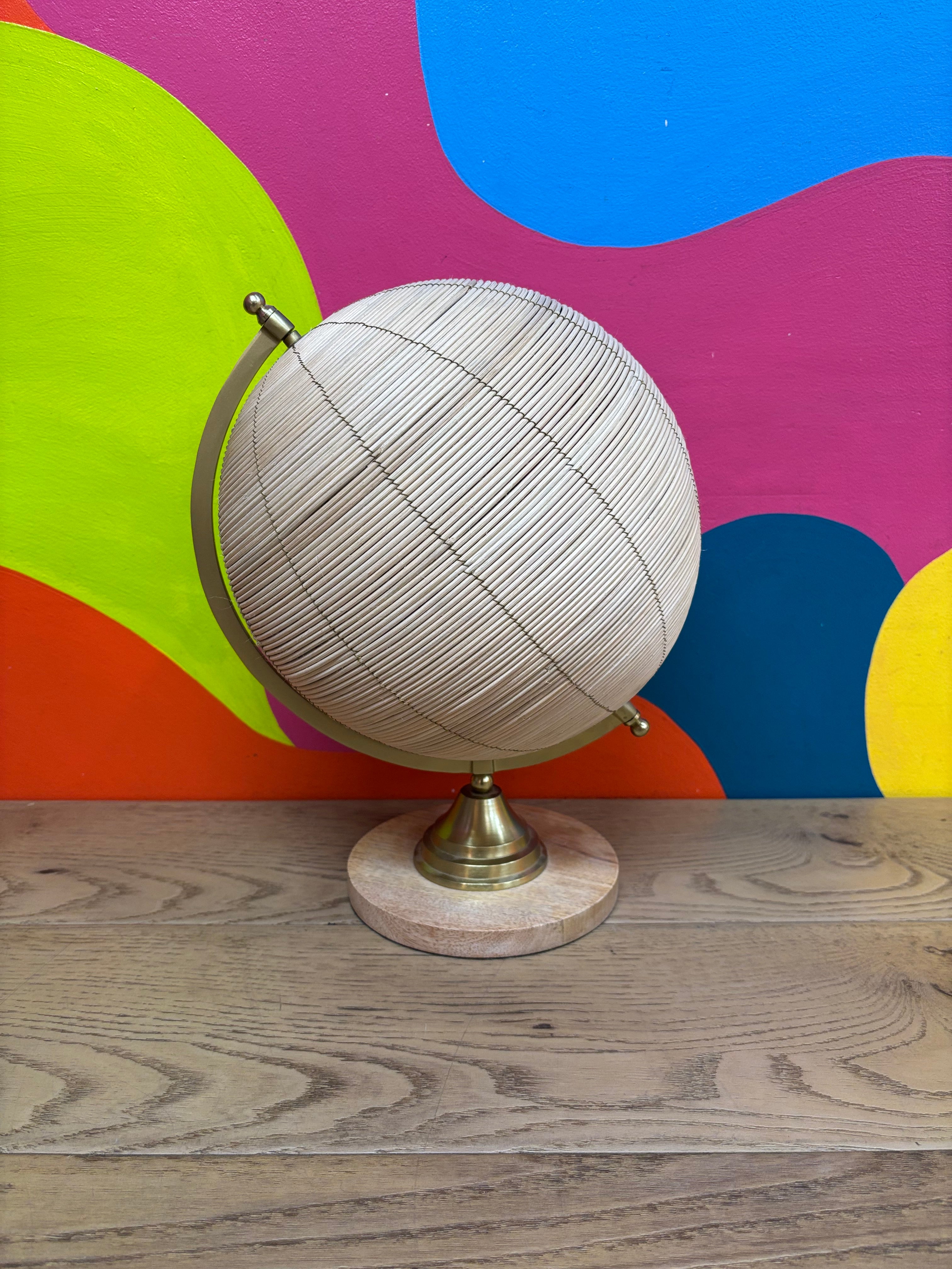 Rattan Globe (Anthropologie)