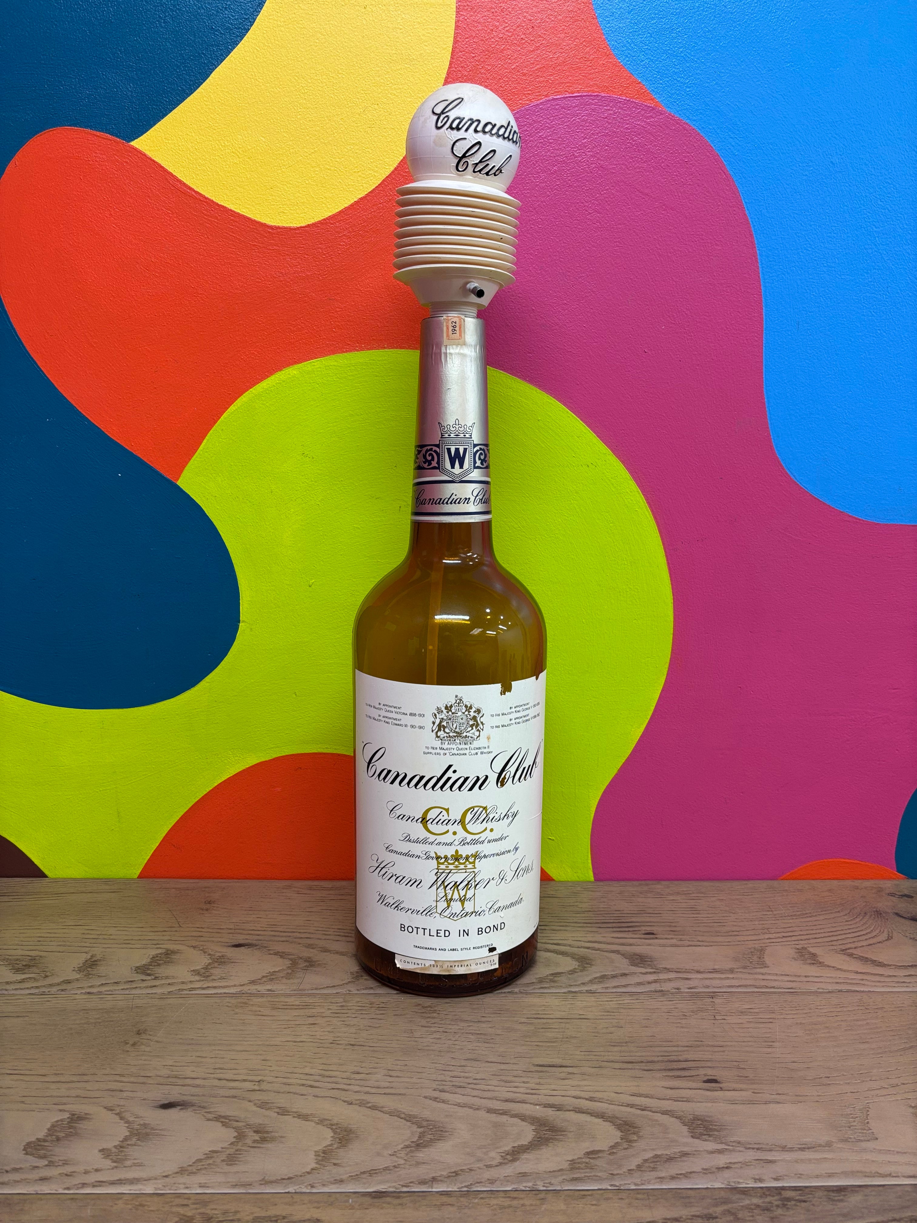 Canadian Club Texas Mickey with Pump