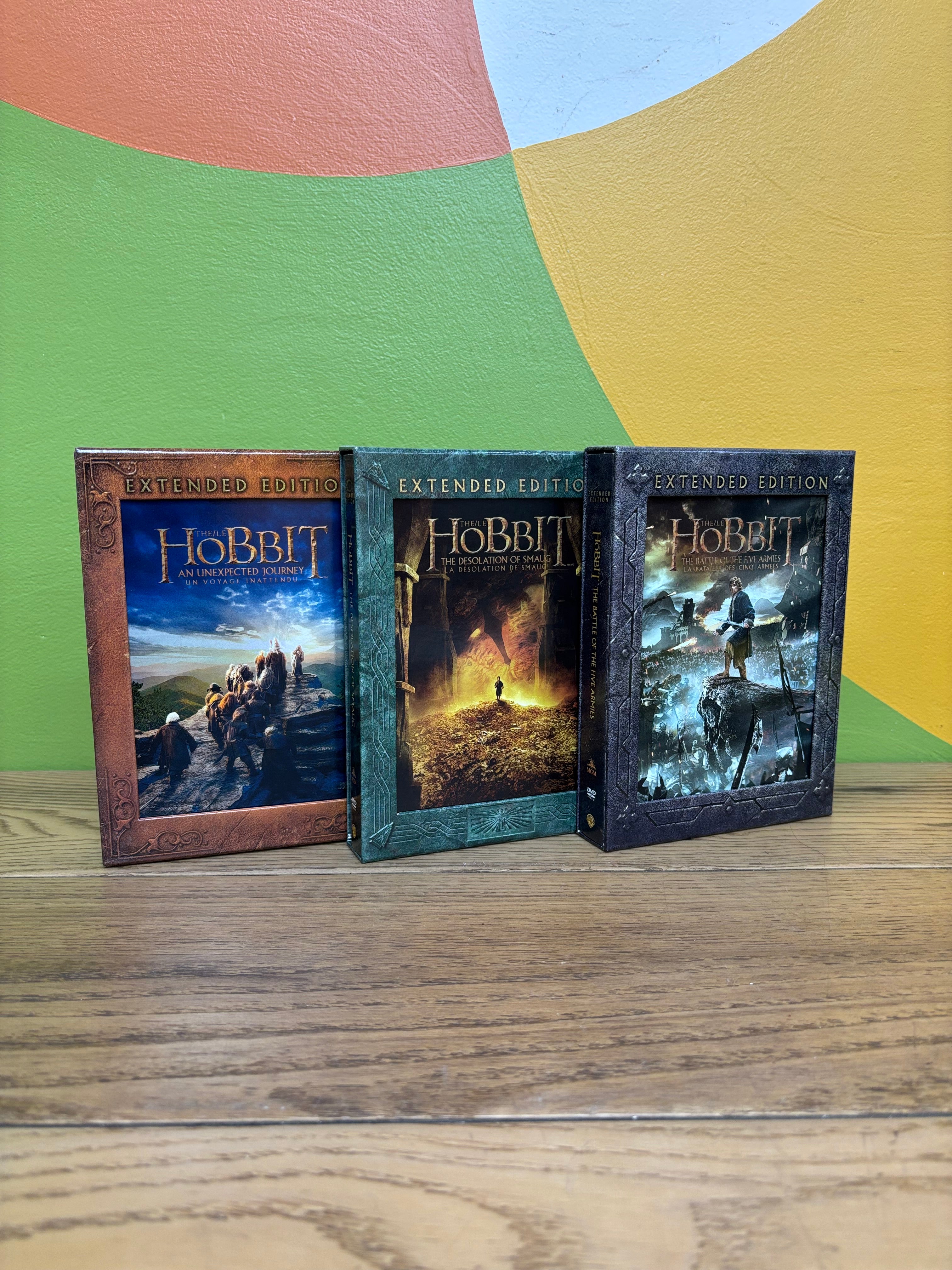 The Hobbit: The Motion Picture Trilogy Extended Edition 15 Disc DVD Set