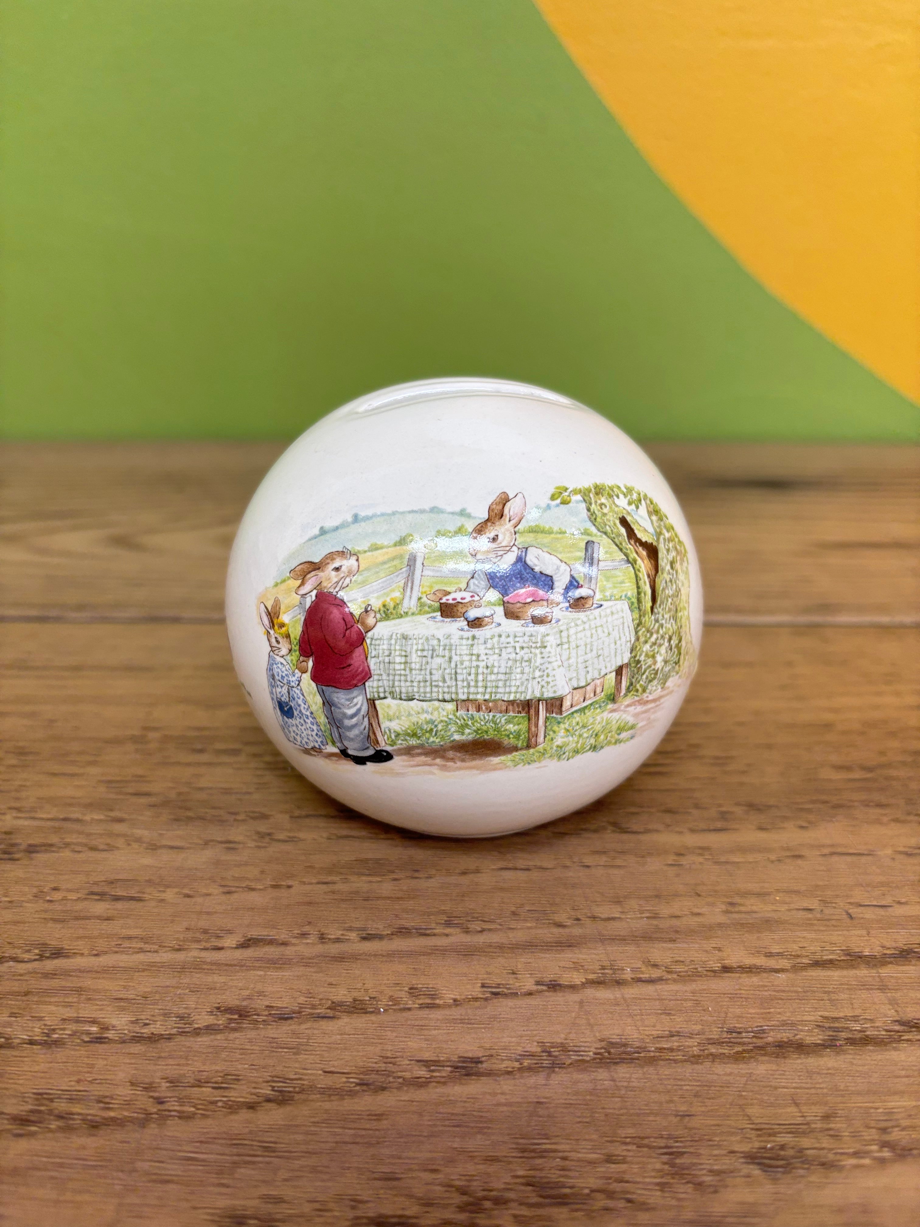 Small Round Bunnykins Coin Bank
