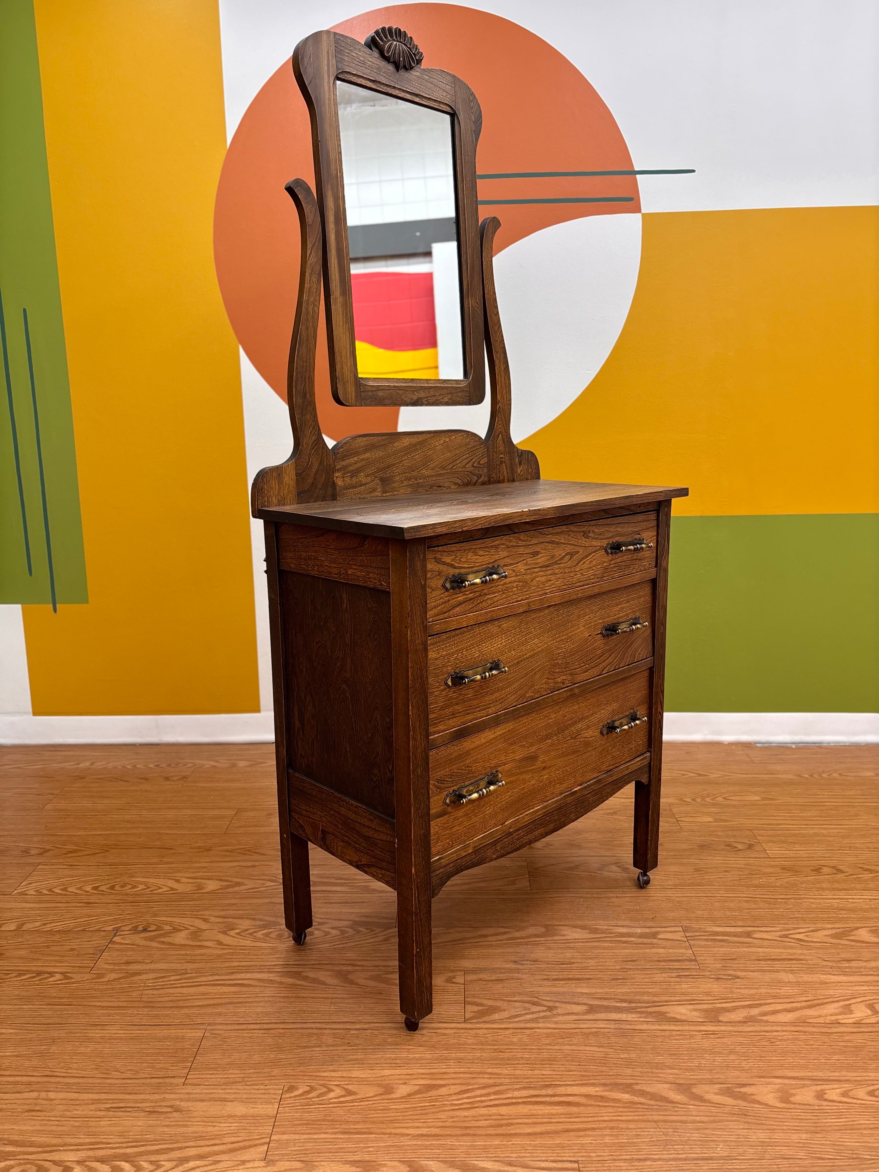 Wood Dresser Vanity