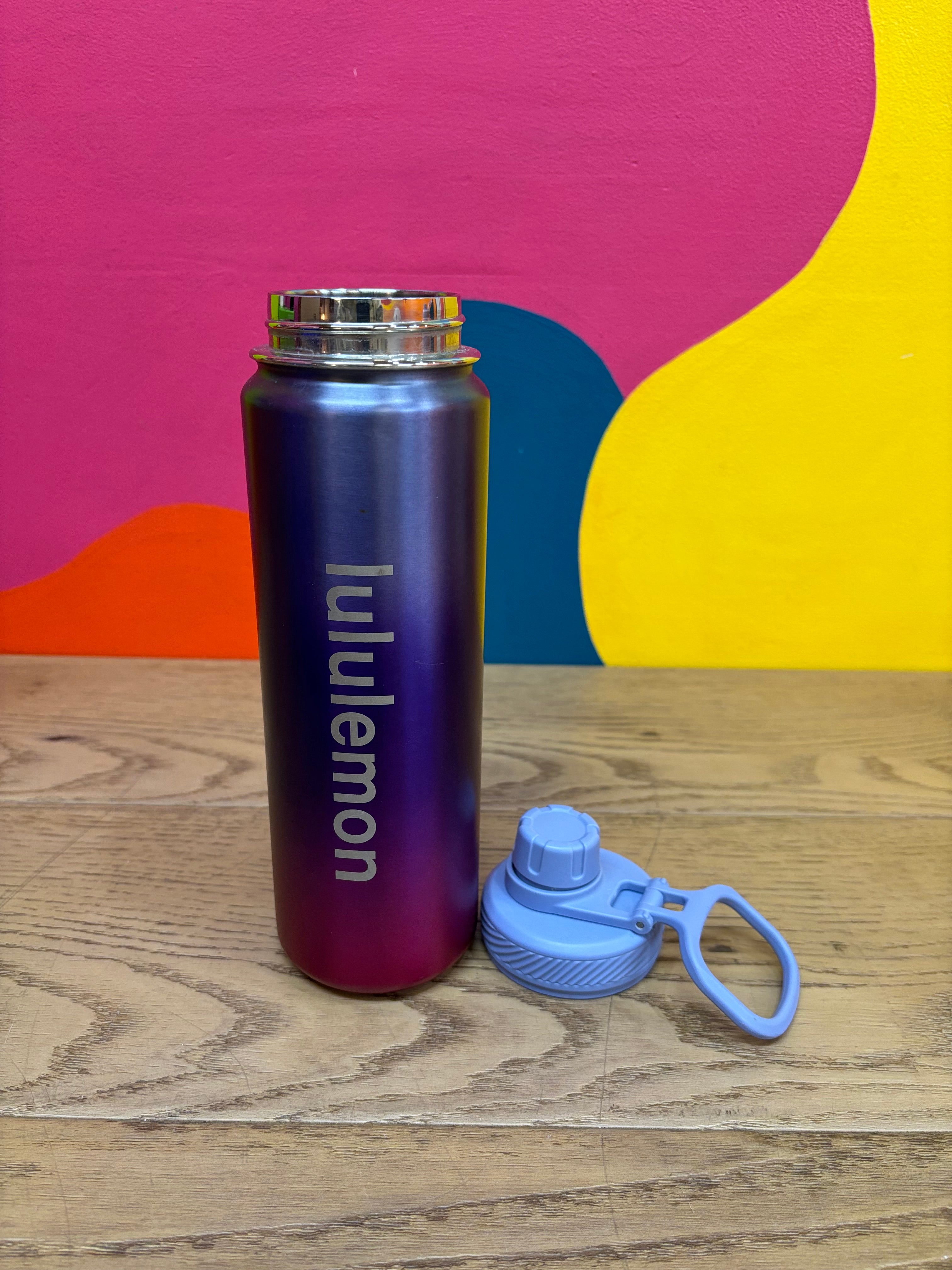 Lululemon Purple and Pink Back to Life Sport Water Bottle (24oz)