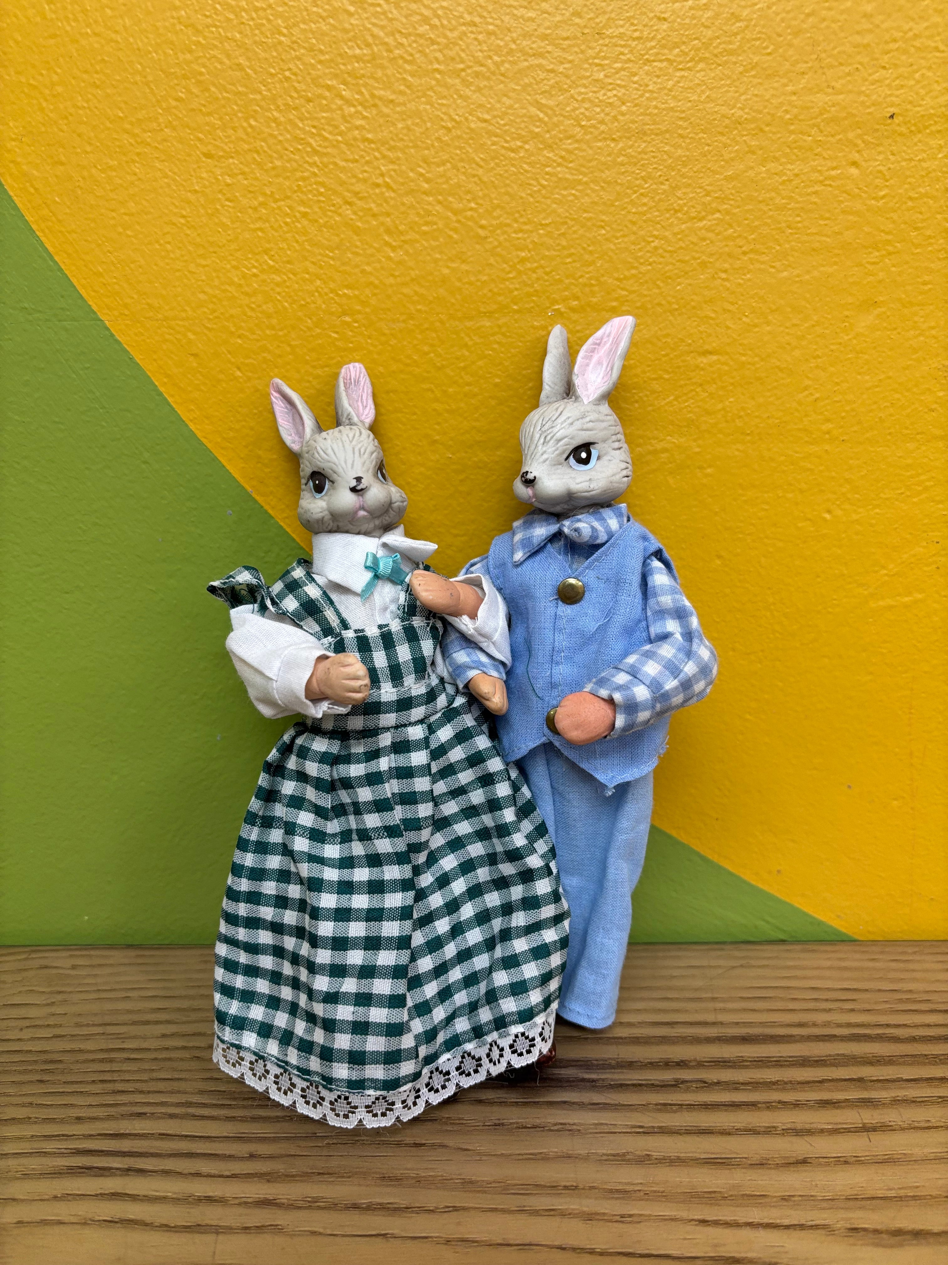 Porcelain Bunny Figurines
