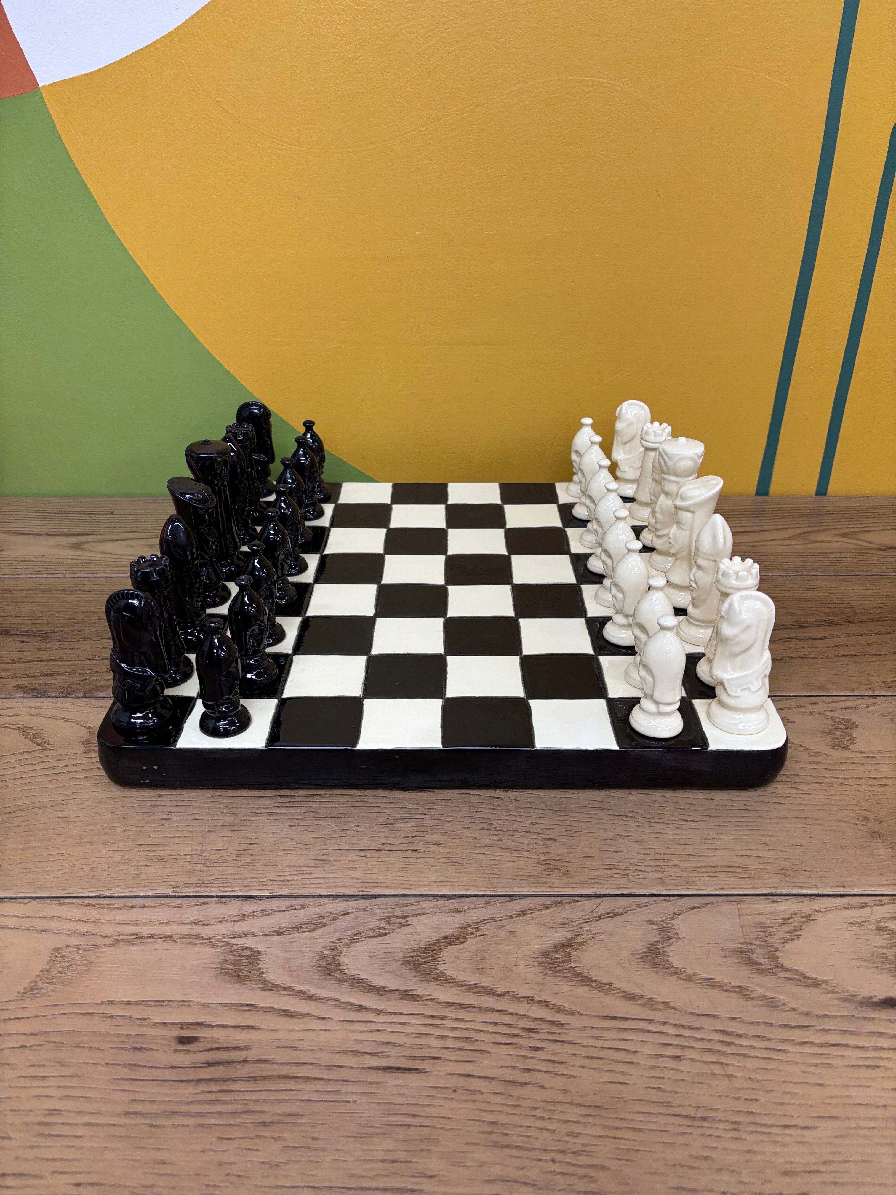 Large Ceramic Chess Board