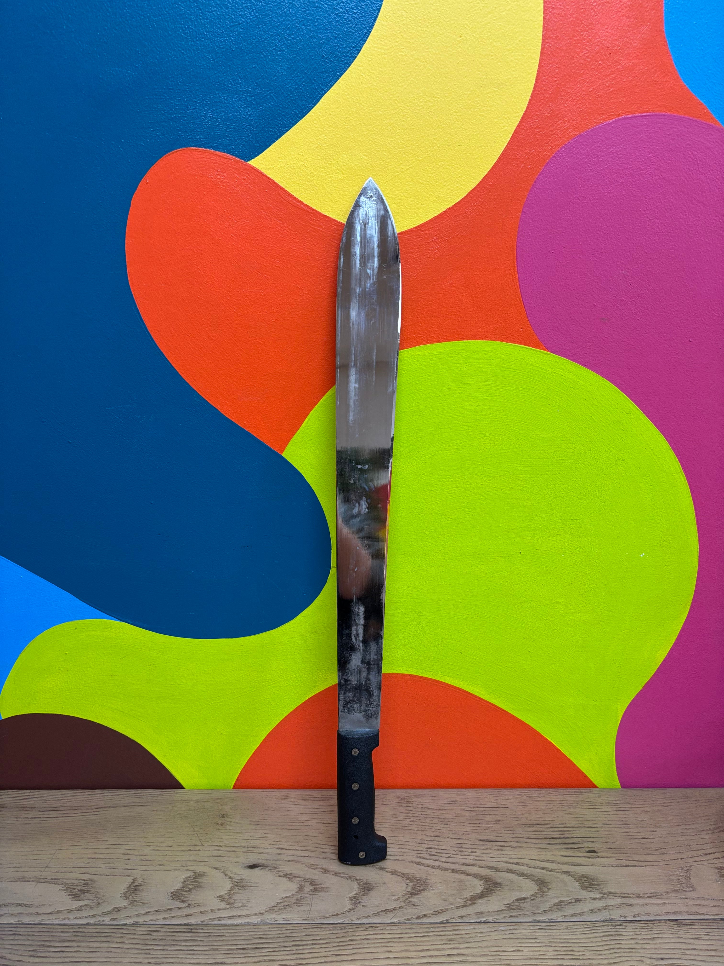 Knife in Leather Sheath