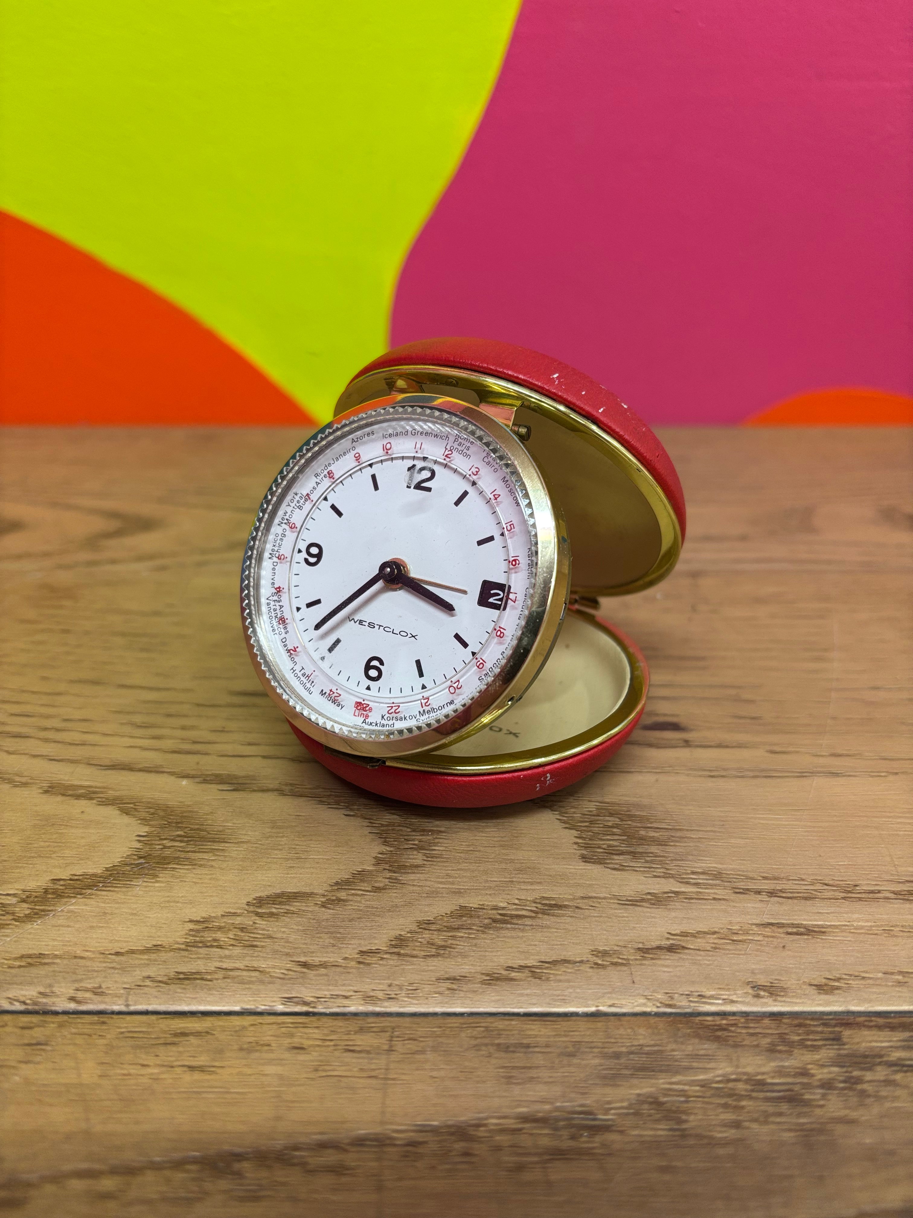 Westclox Folding Travel Clock