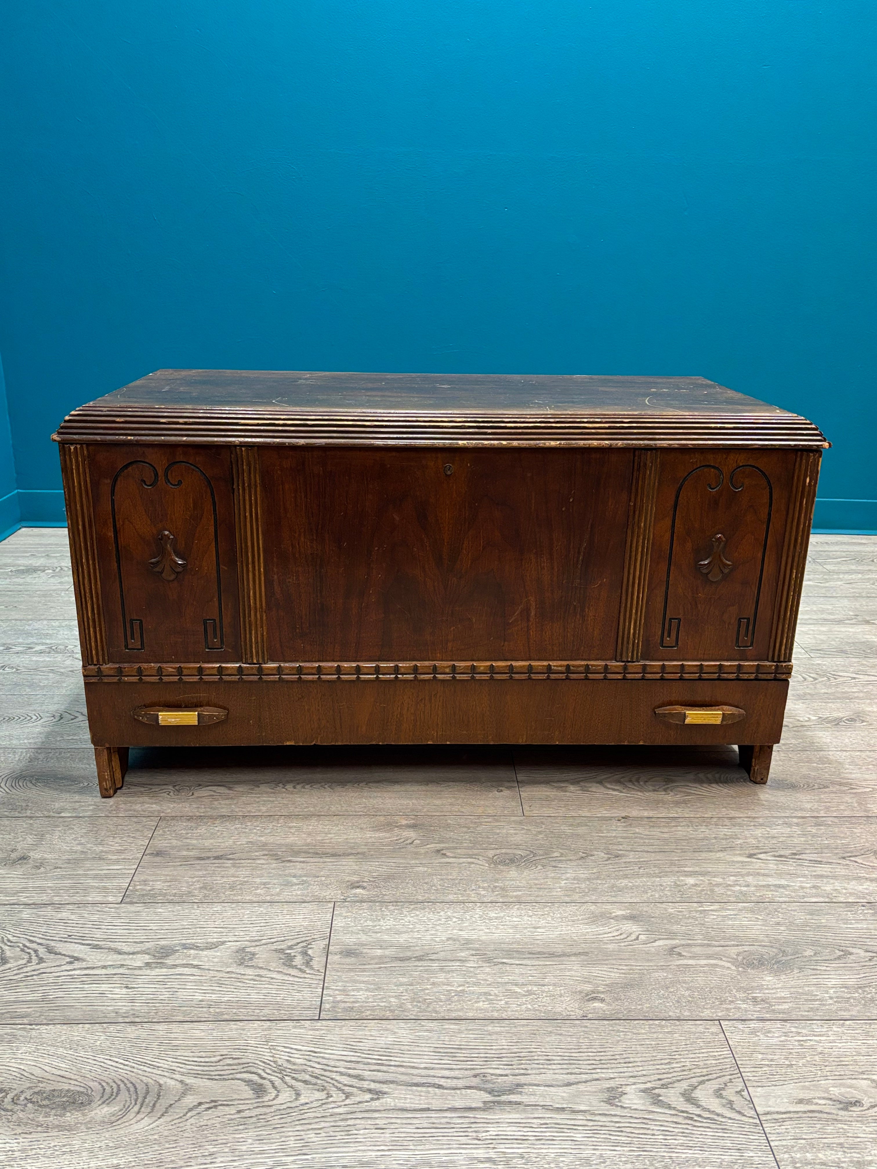 Honderich Cedar Chest with Bottom Drawer
