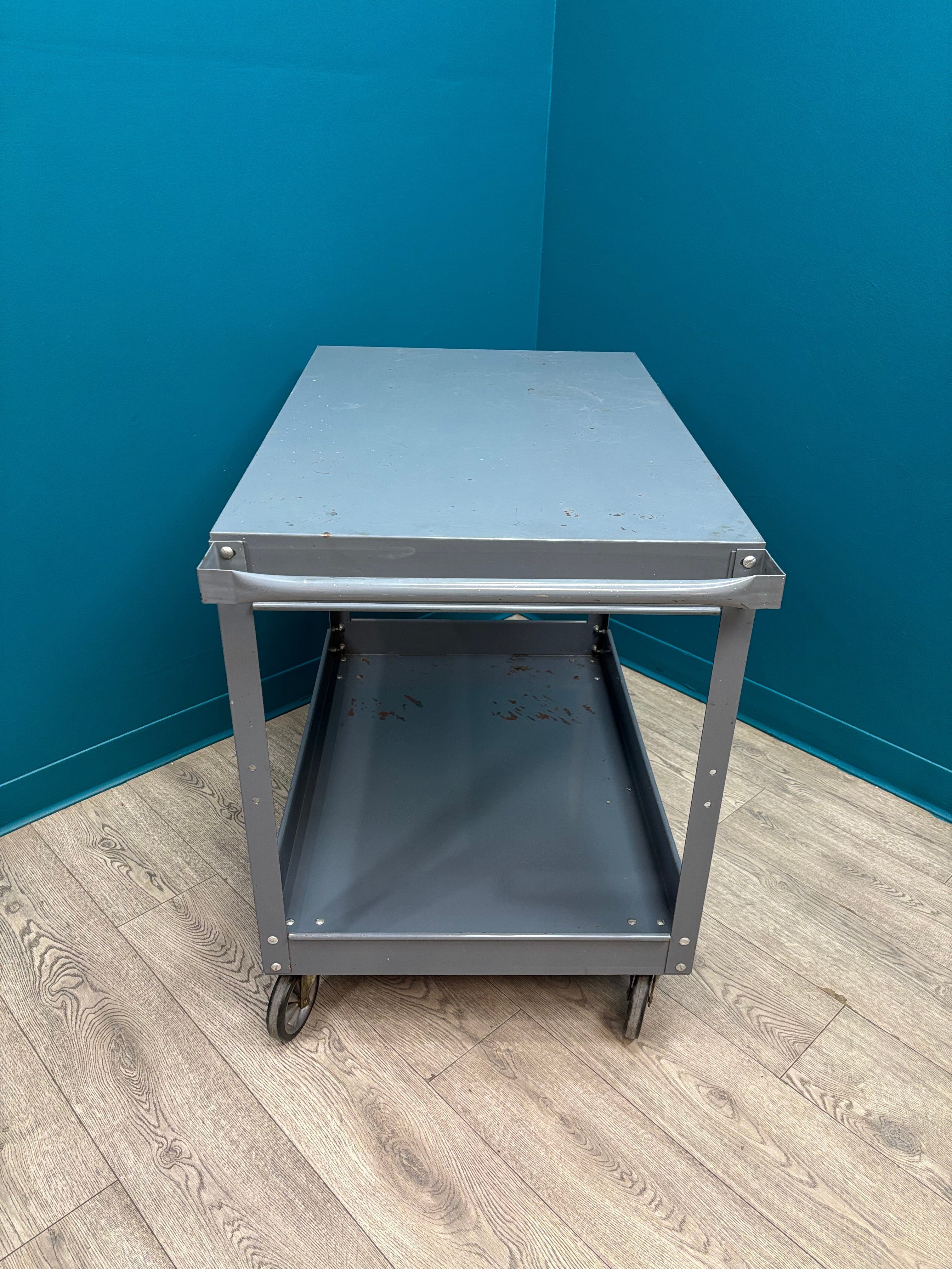 Large Metal Rolling Cart