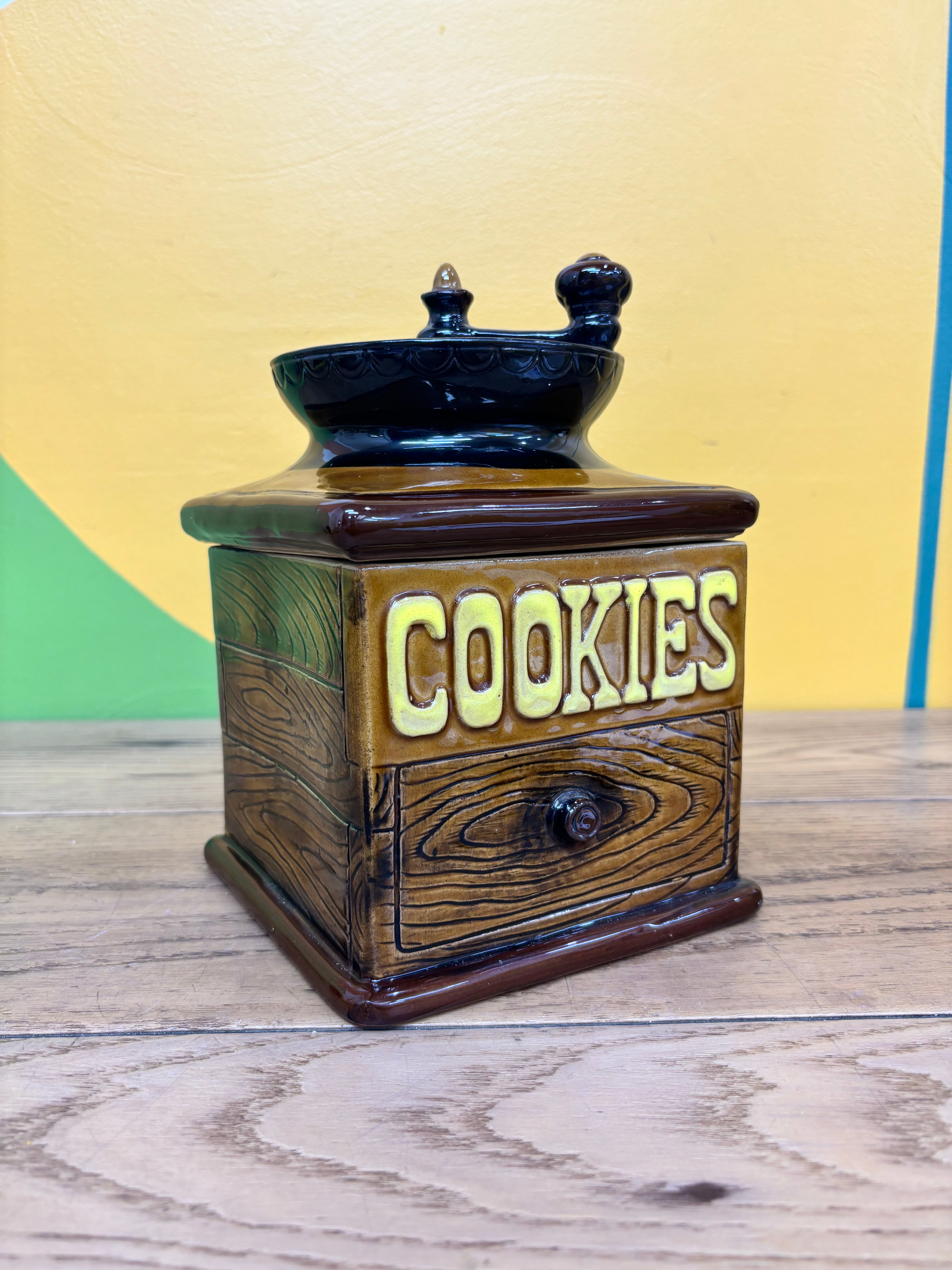 Coffee Grinder Cookie Jar