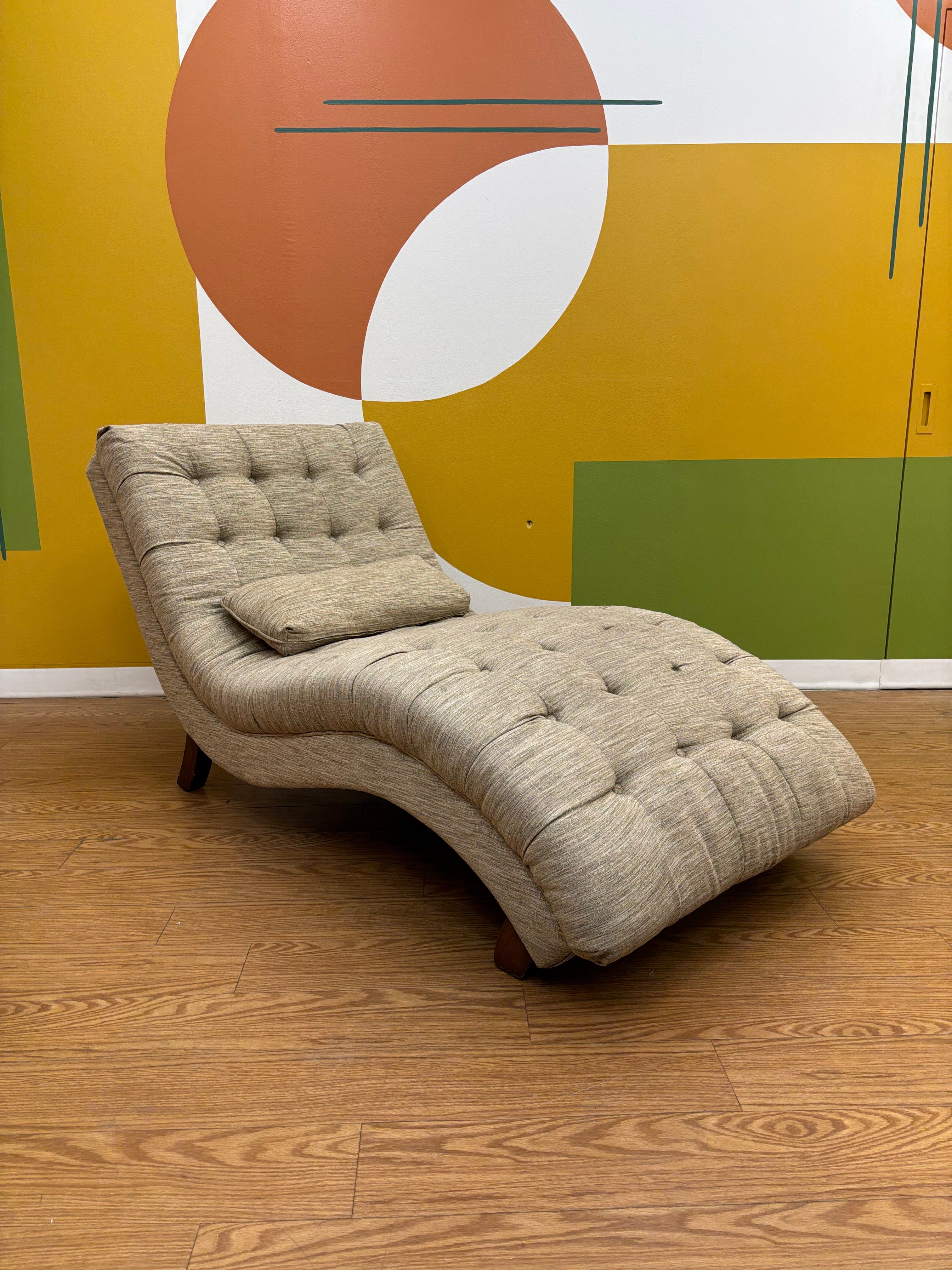 Beige Chaise Lounger