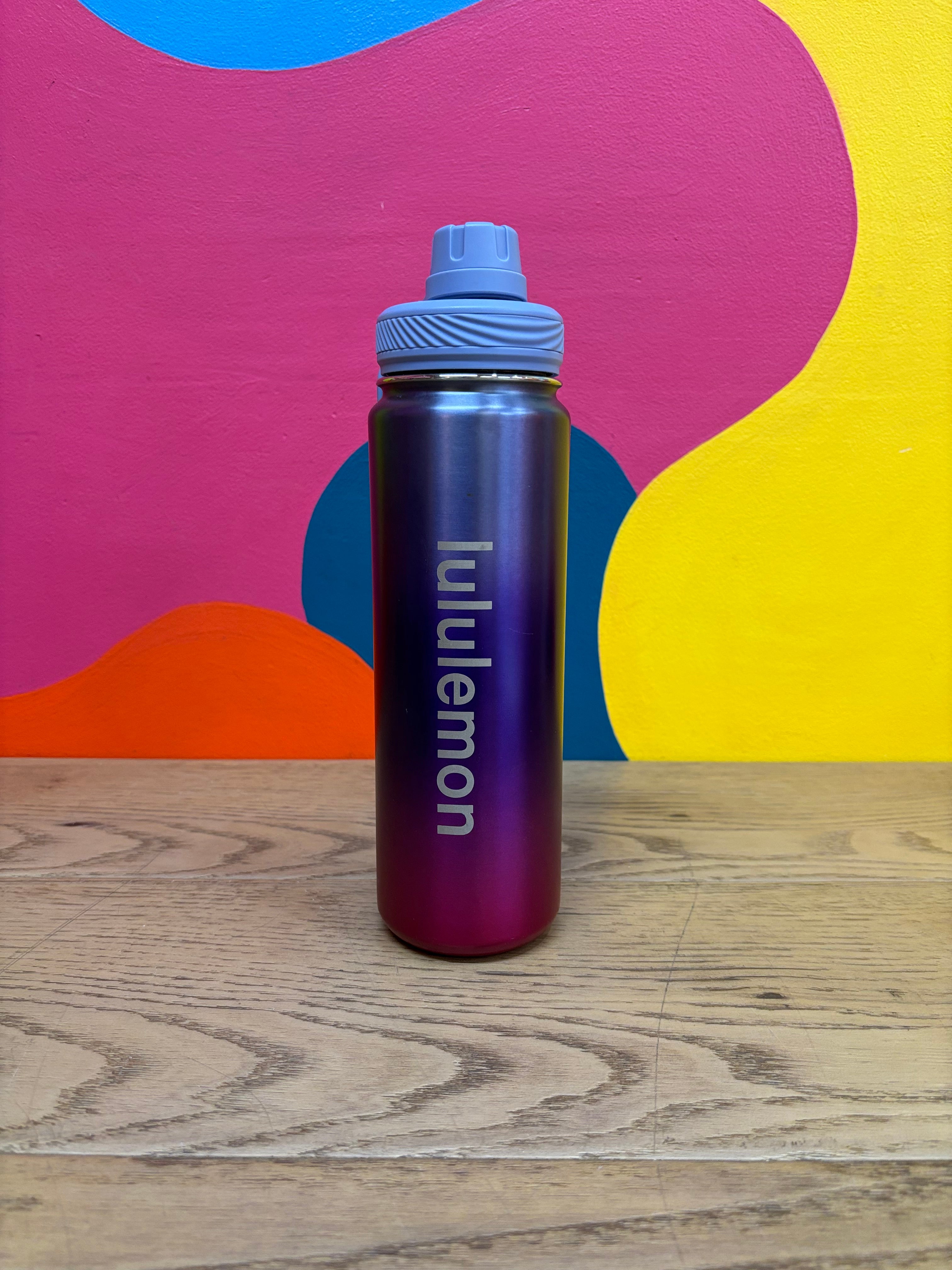 Lululemon Purple and Pink Back to Life Sport Water Bottle (24oz)