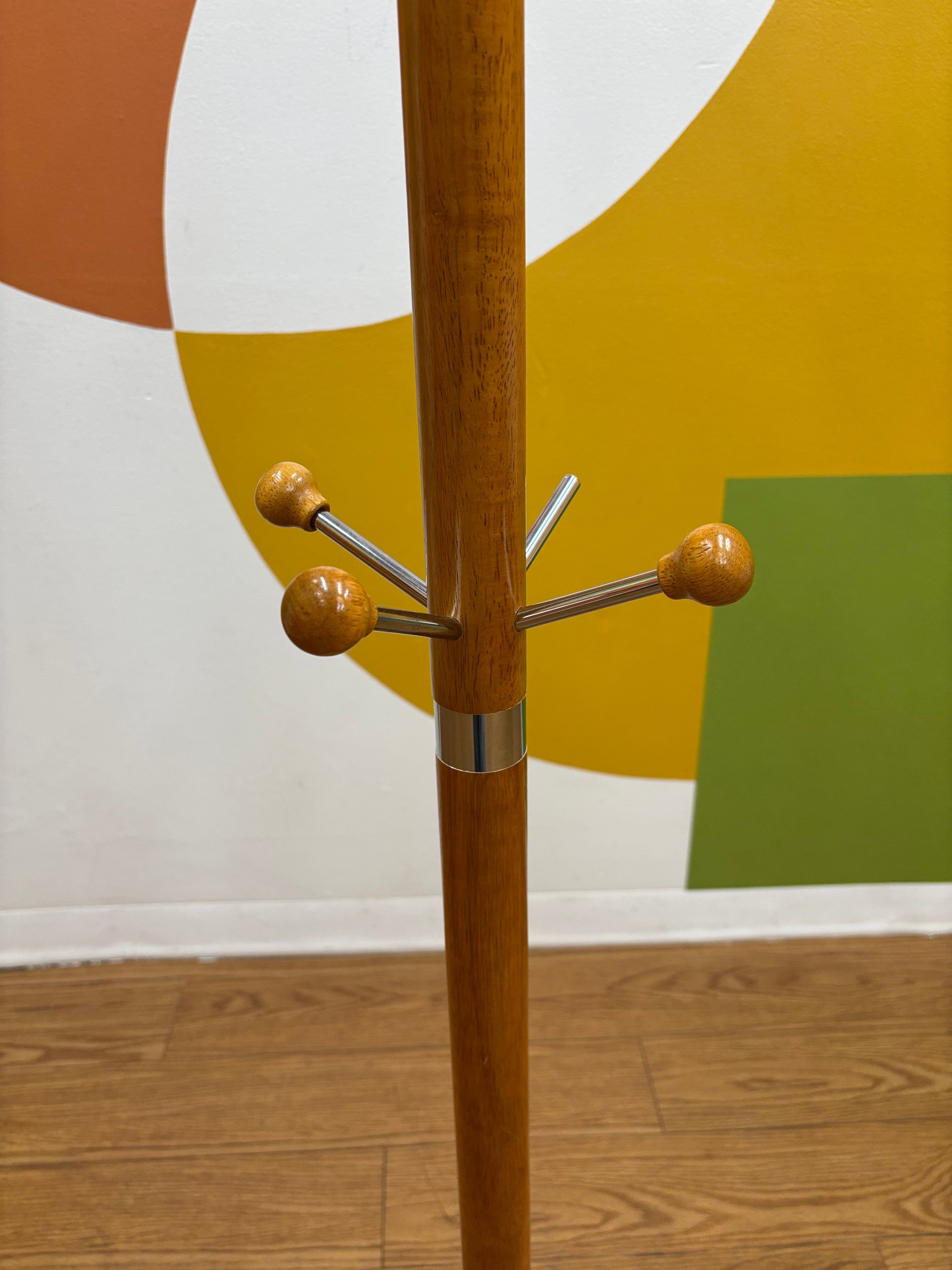 Wood Freestanding Coat Rack