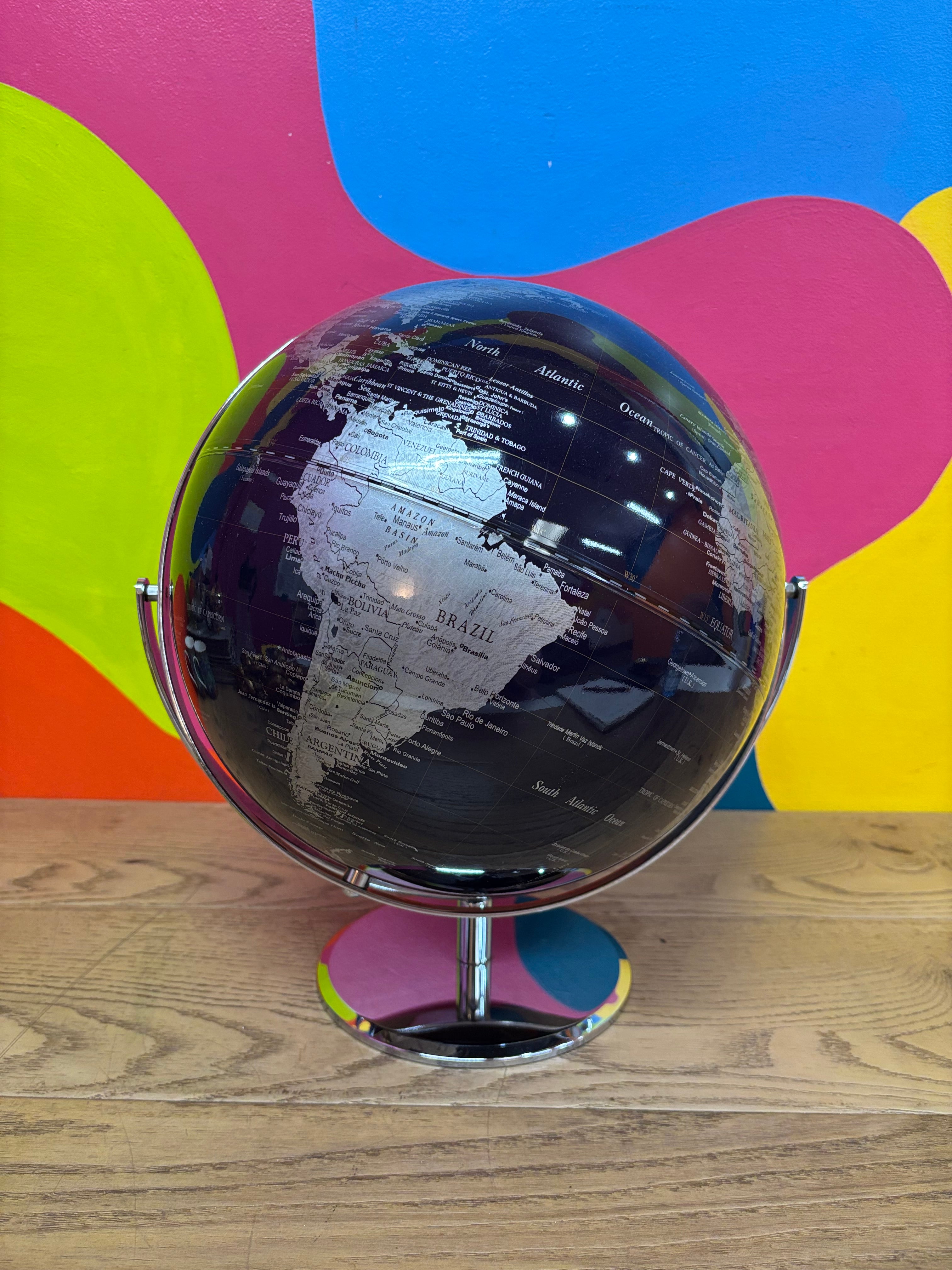 Dark Navy Globe