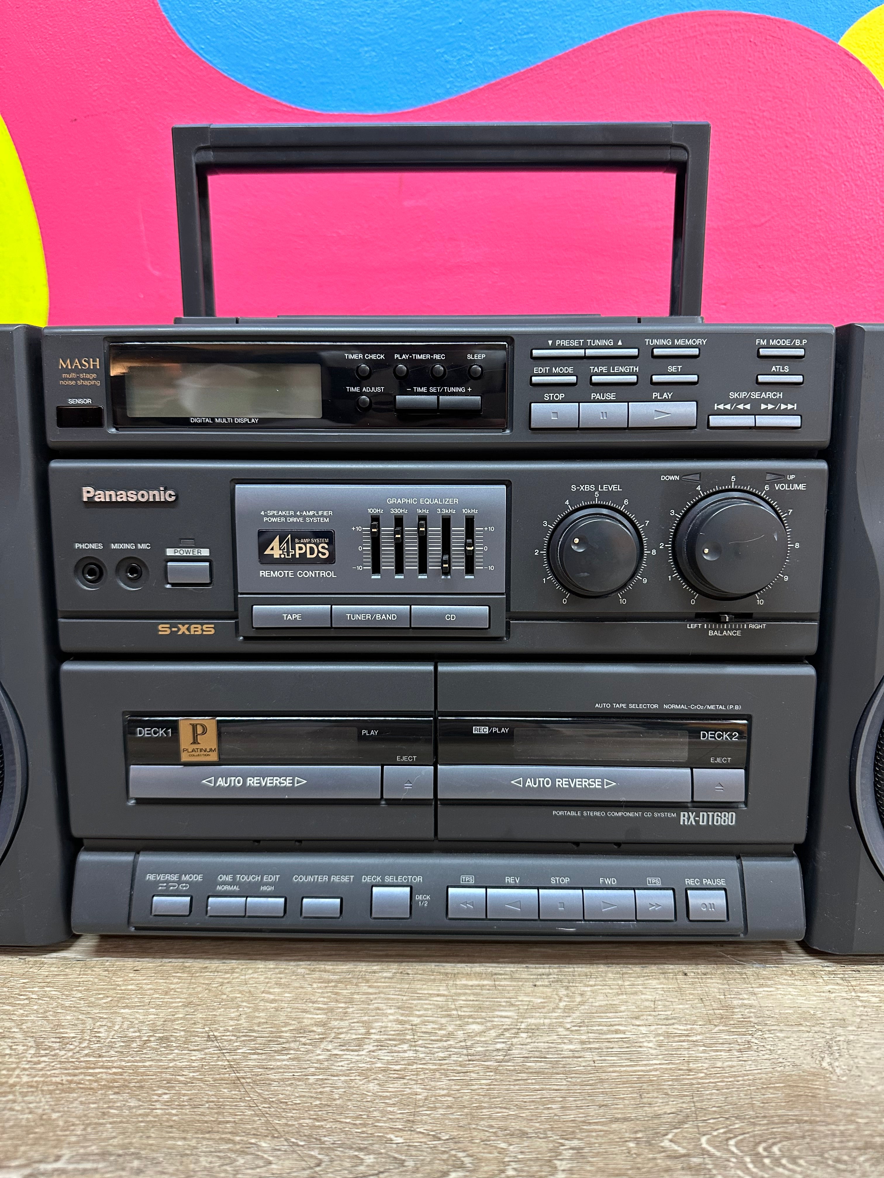 Panasonic Portable S-XBS Boombox