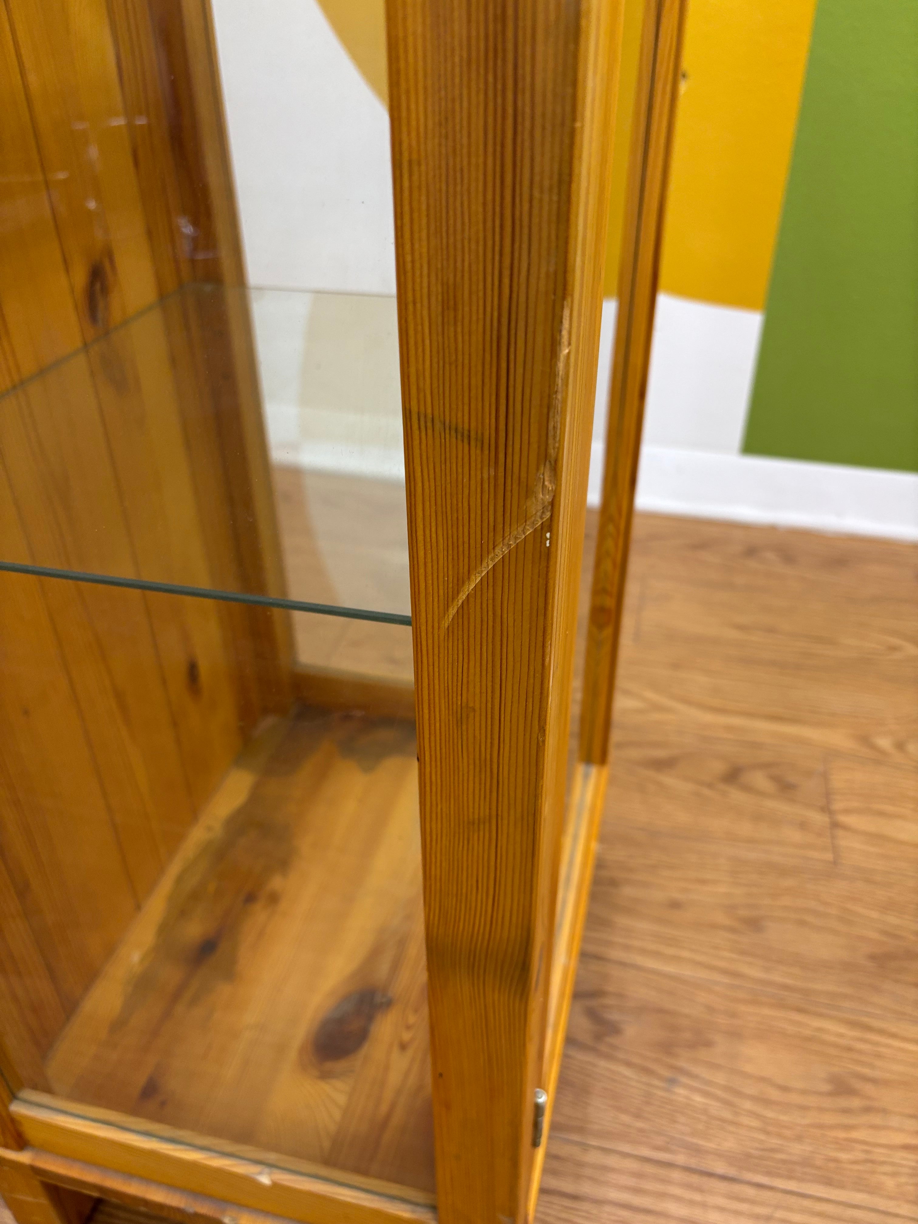 IKEA Wood & Glass Cabinet