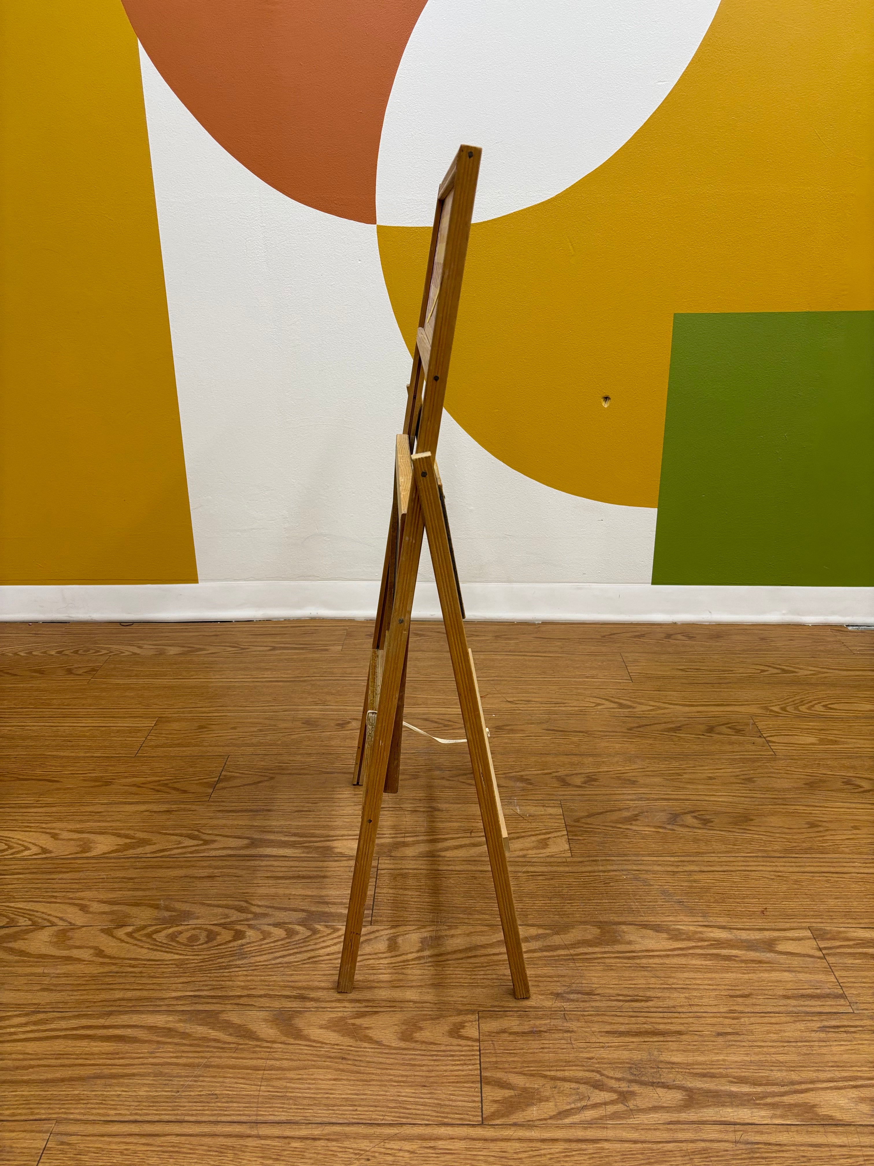 Wood Children's Folding Chalkboard