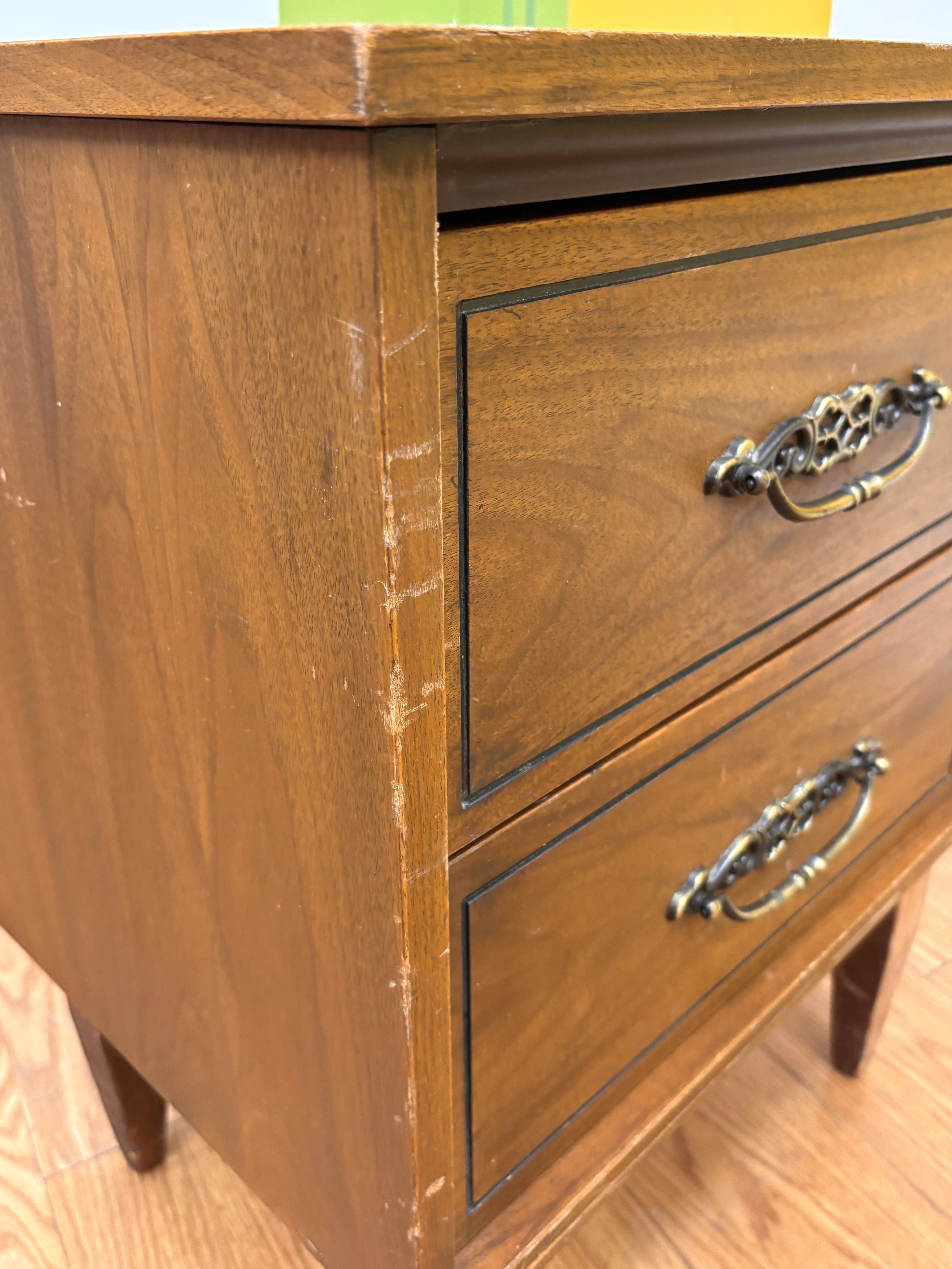 Wood Nightstand